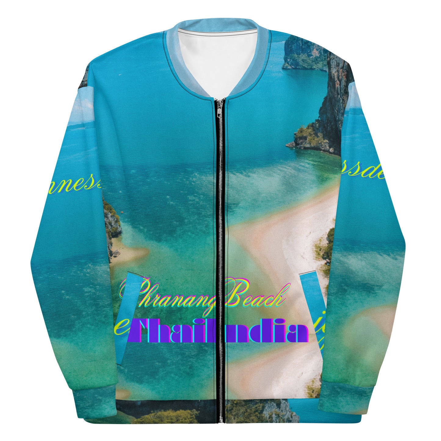 Phranang Beach, Thailand, Unisex Bomber Jacket