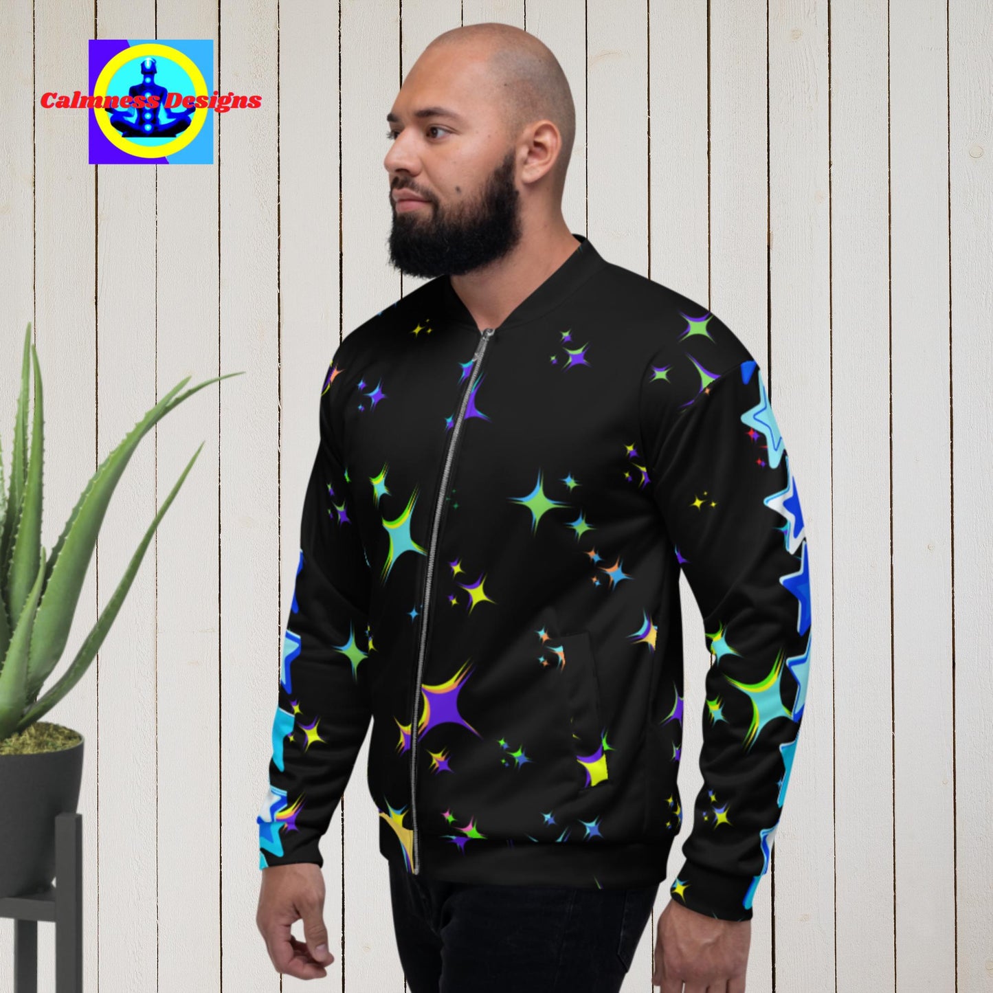 Twinkle Little Stars, Unisex Bomber Jacket