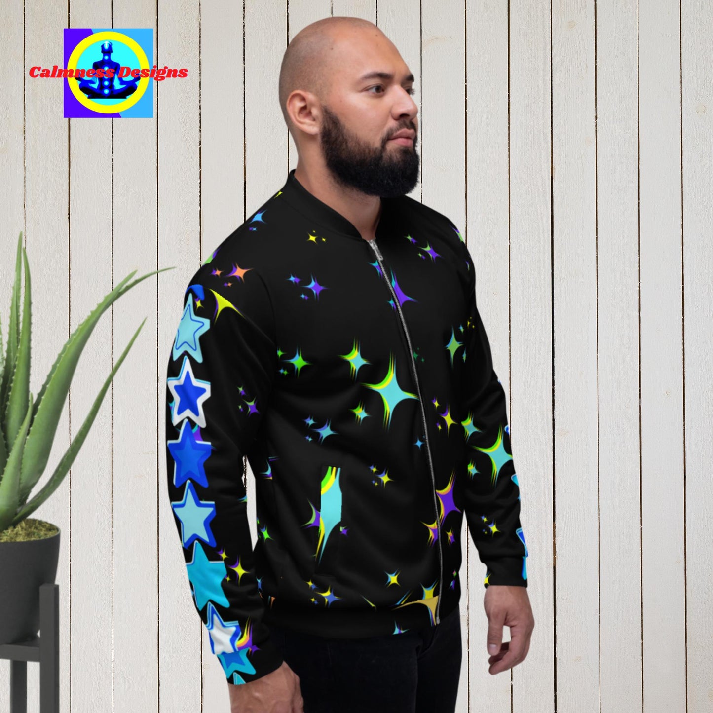 Twinkle Little Stars, Unisex Bomber Jacket