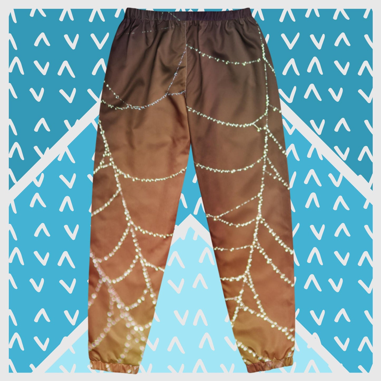Men Morning Dew on Spider Web, track pants