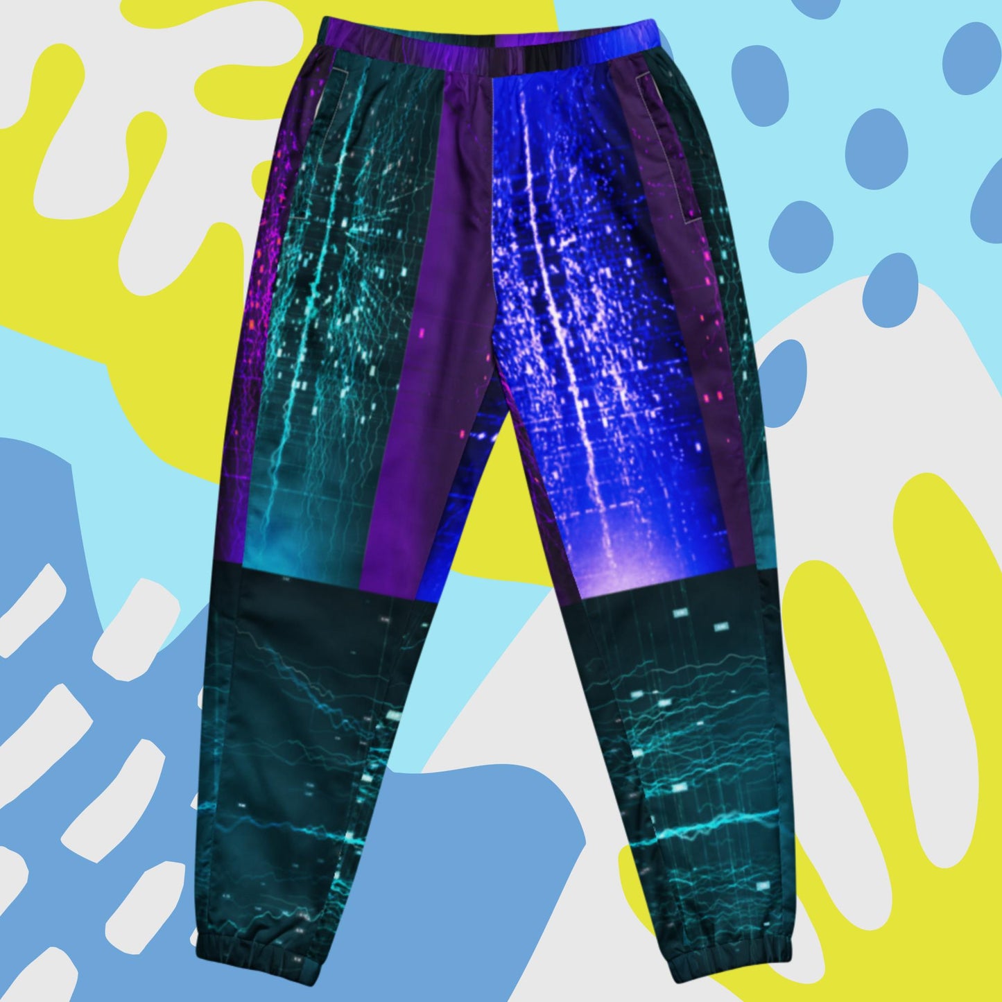 crypto-currency network security system concept, Unisex track pants