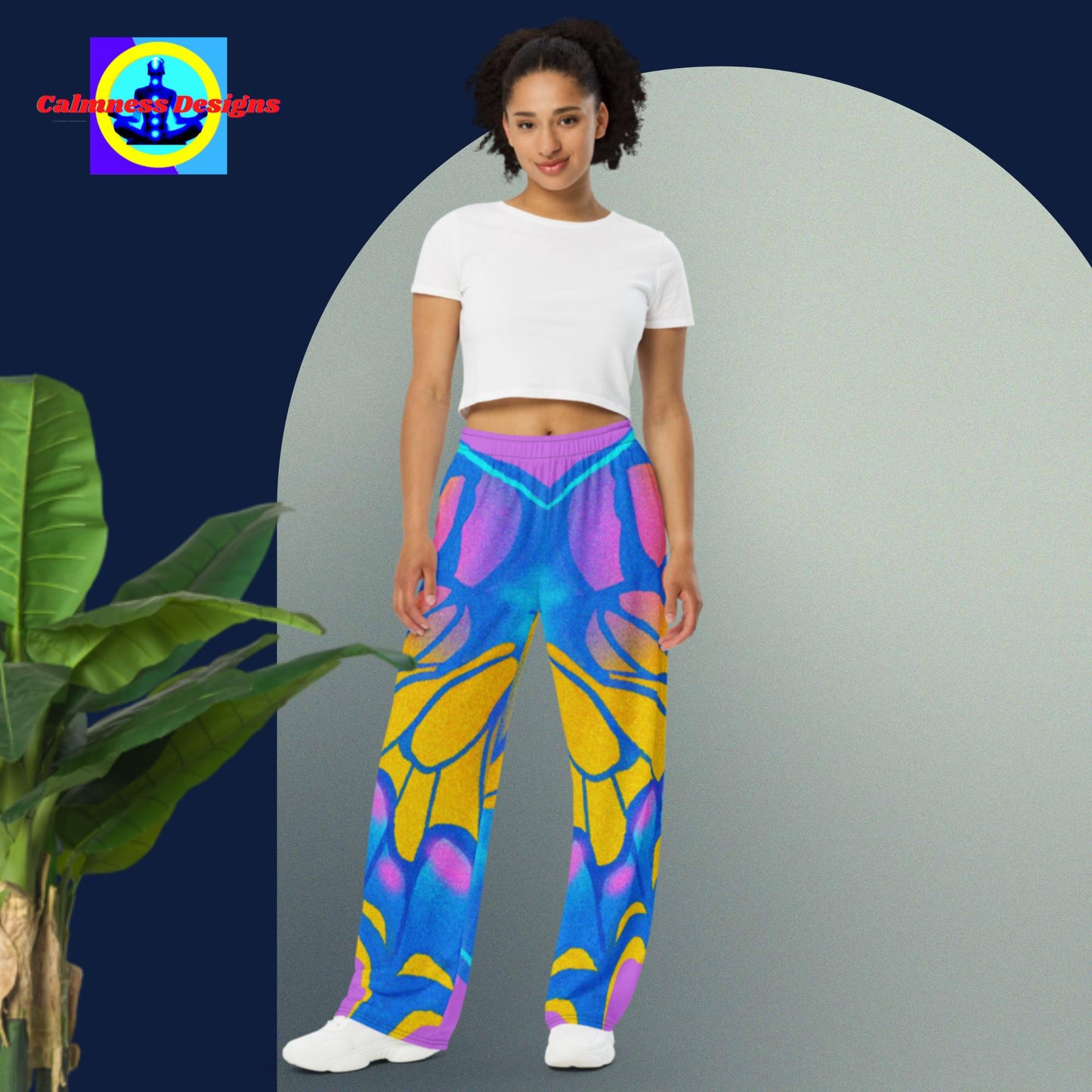 Tiger Butterfly, Designs All-over print unisex wide-leg pants