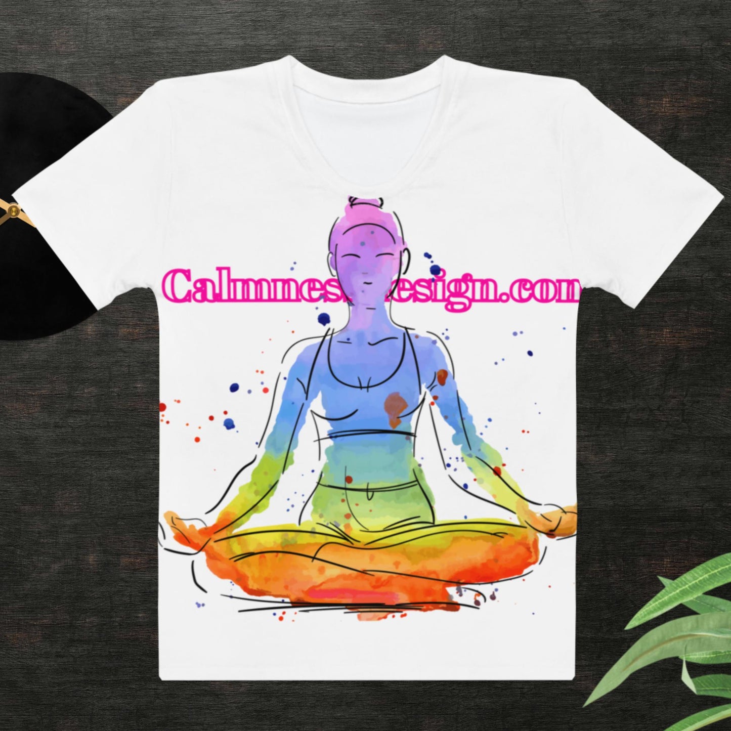 Yoga, Meditation Lotus Pose, Girl in Lotus Pose, Women's T-shirt