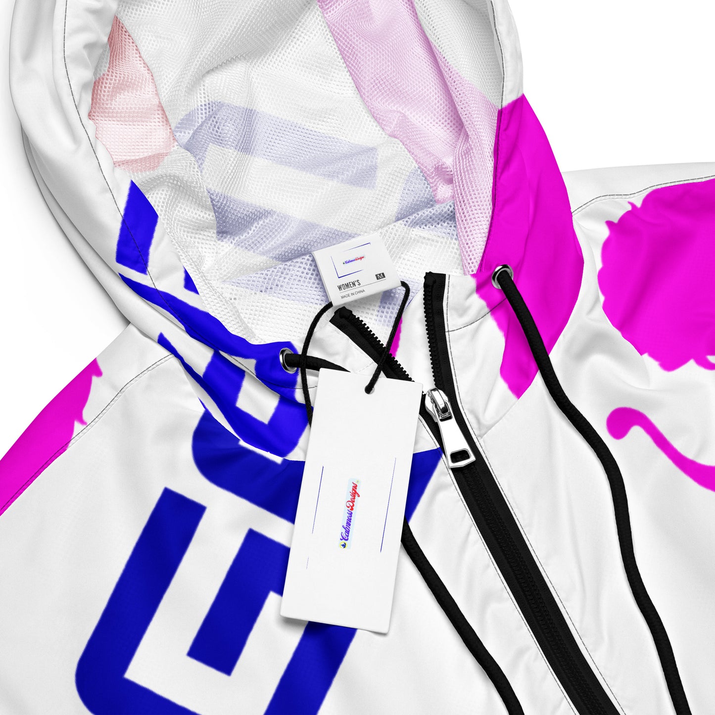 Angel, Hearts, Arrow, Women’s cropped windbreaker