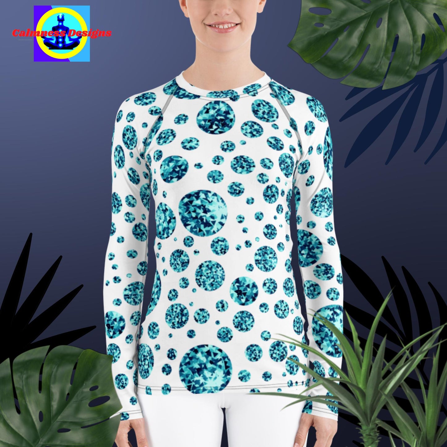 Oktoberfest Seamless Pattern, Women's Rash Guard