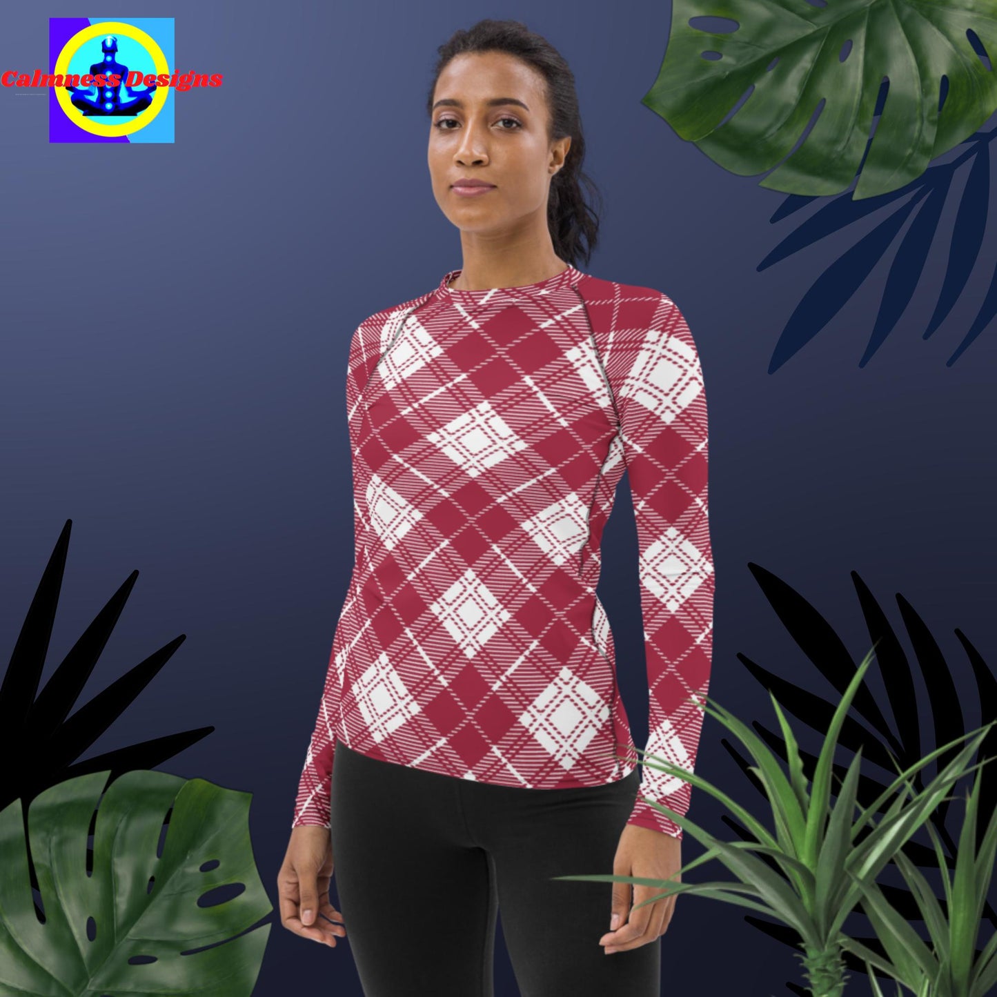 Tartan Designs, Women's Rash Guard