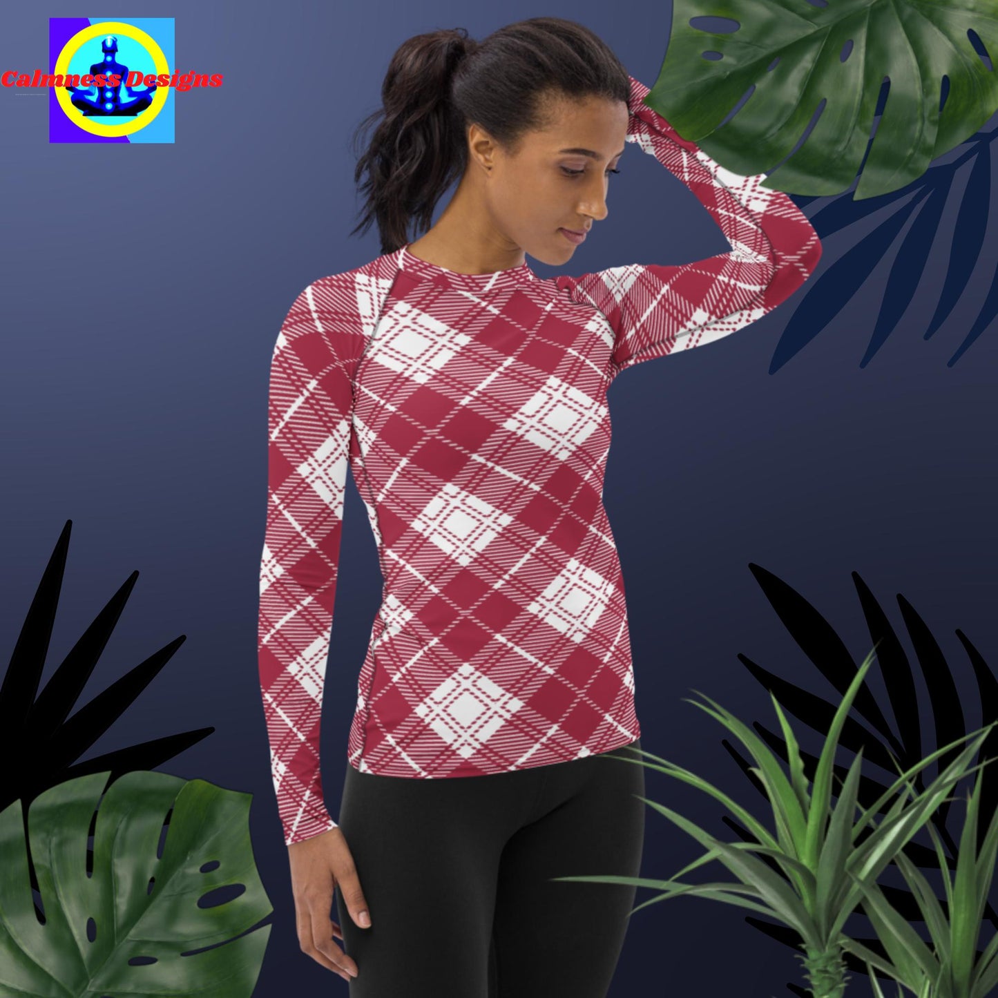 Tartan Designs, Women's Rash Guard