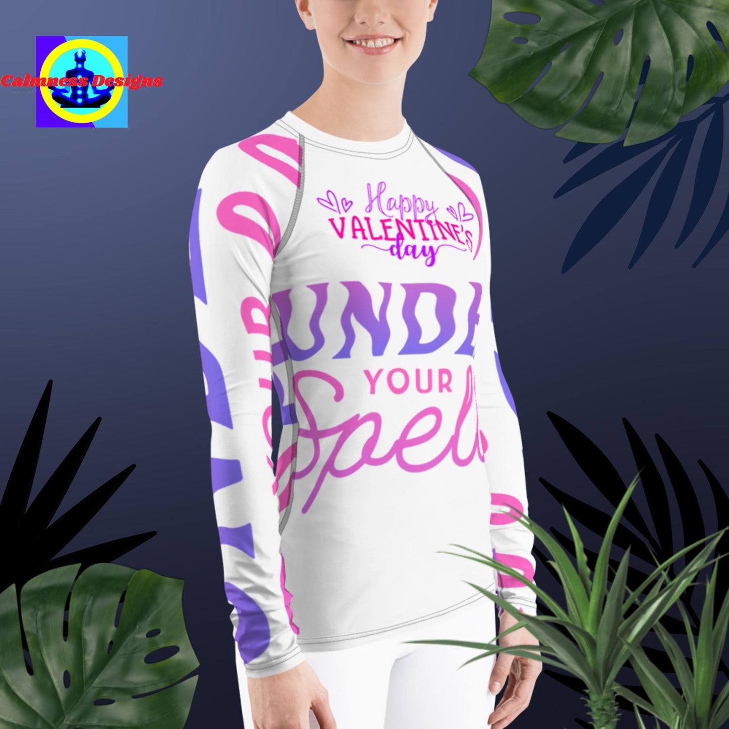 Happy Valentine's Day, Under your spell, Women's Rash Guard