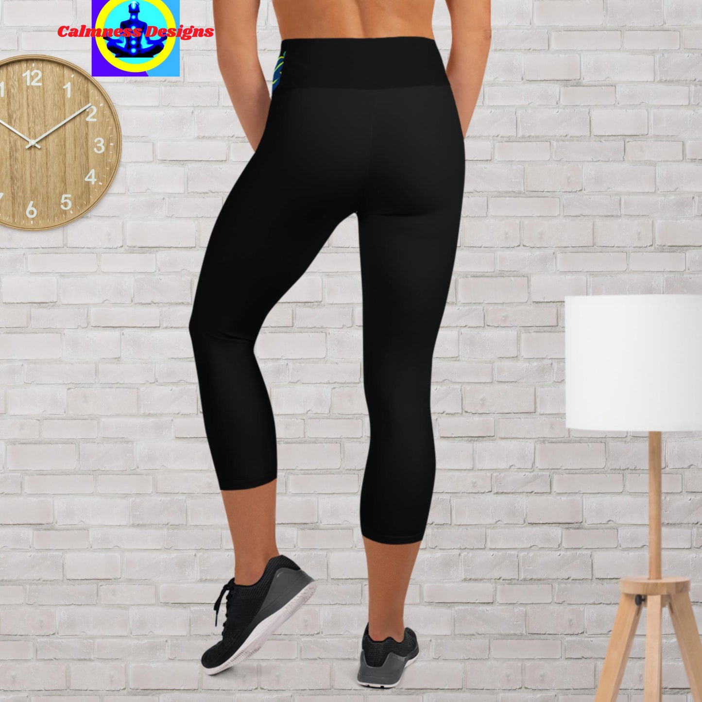 Calmness Designs, Designer's Styles, Legging's Yoga Capri Leggings