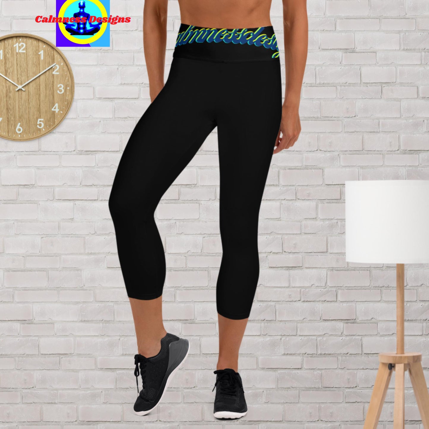 Calmness Designs, Designer's Styles, Legging's Yoga Capri Leggings