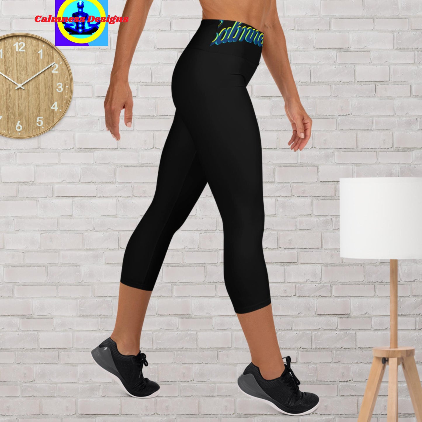 Calmness Designs, Designer's Styles, Legging's Yoga Capri Leggings