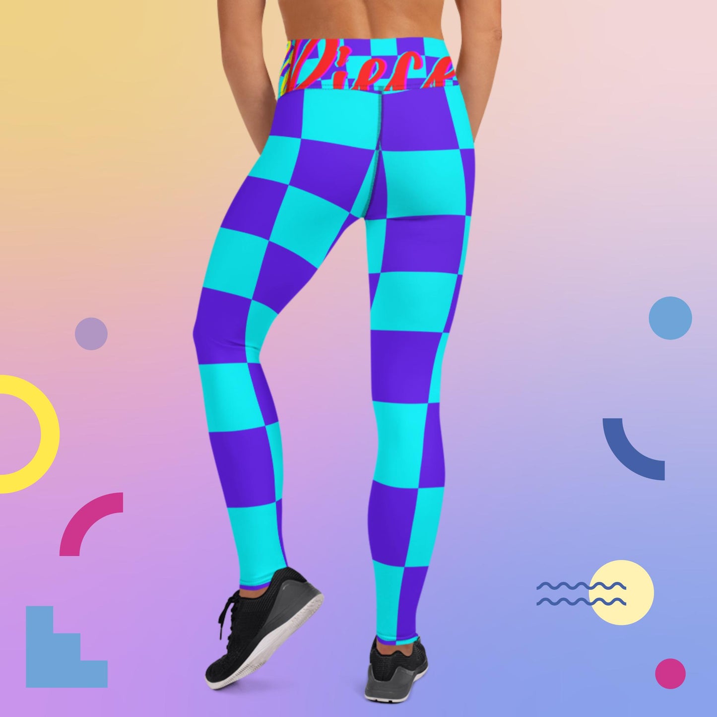 Checkered, Master Piece, Yoga Leggings
