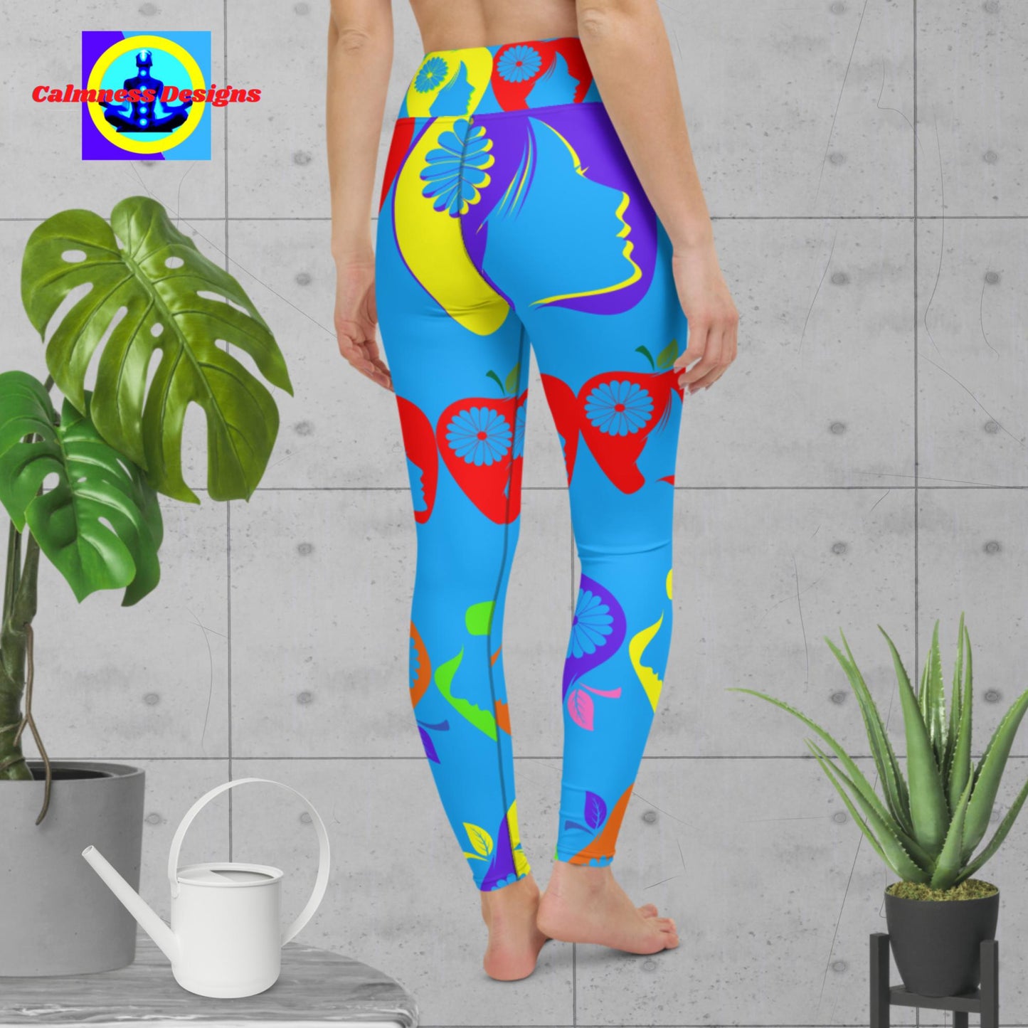 Calmness Designs Beauty Apples, Yoga Leggings