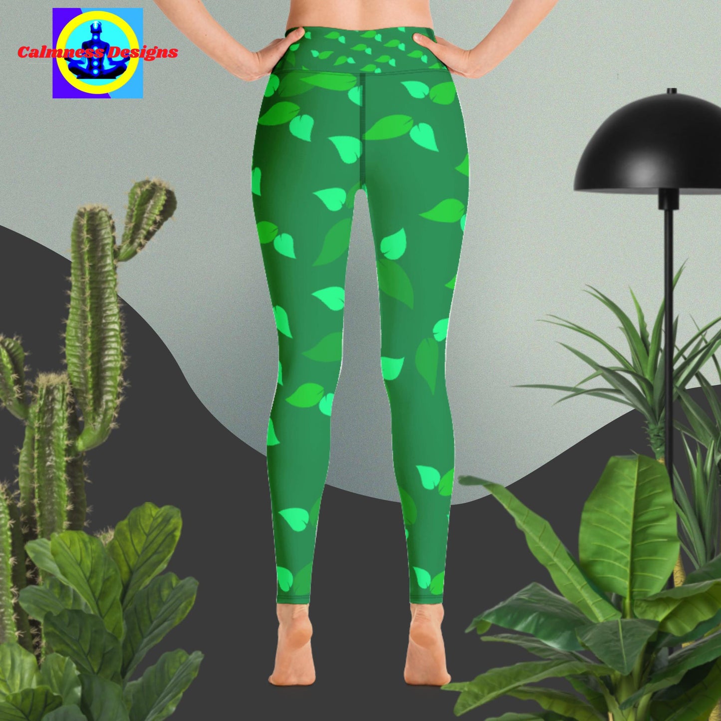 Beautiful Green Leaves, Yoga Leggings