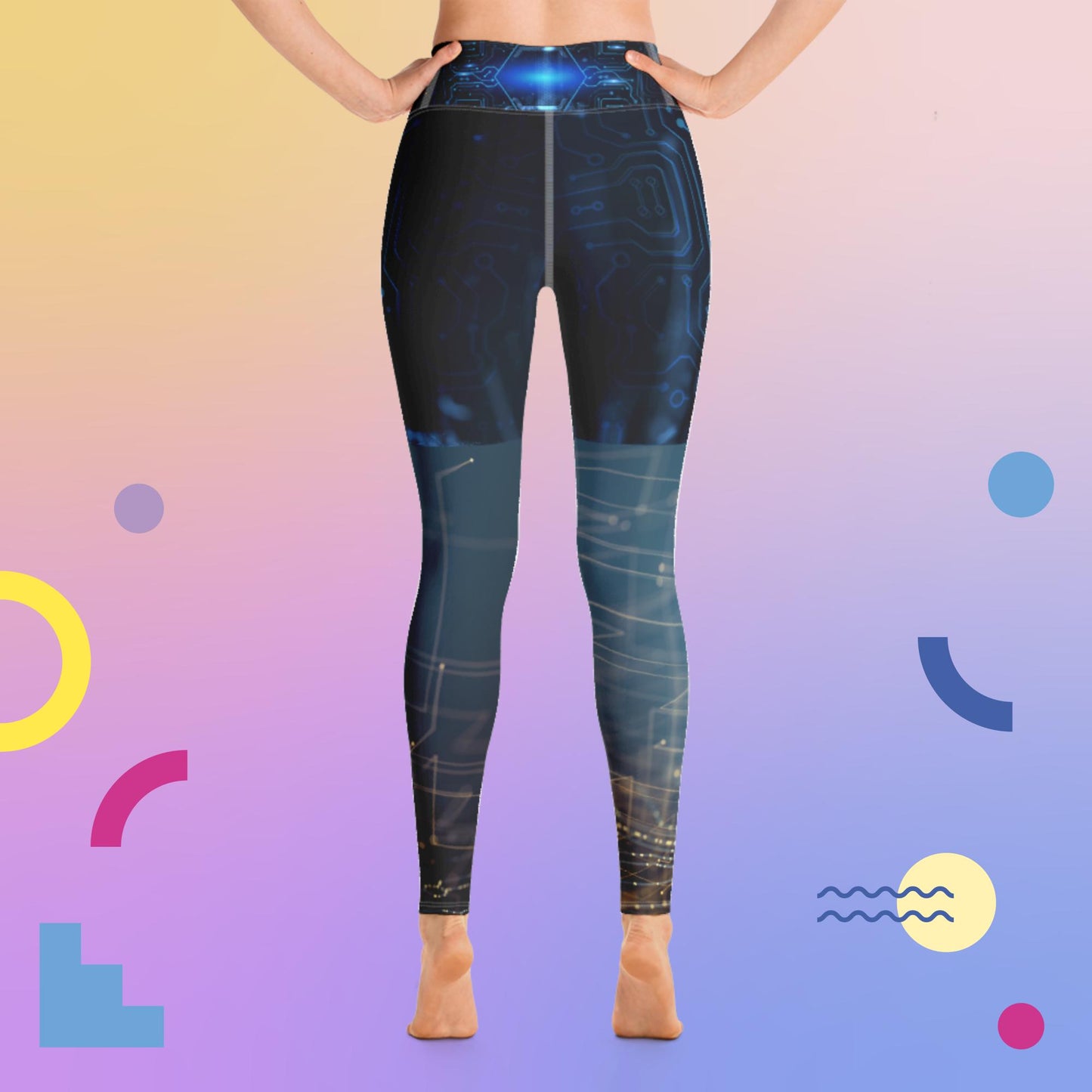 Neural Network Central Processing Unit, Yoga Leggings
