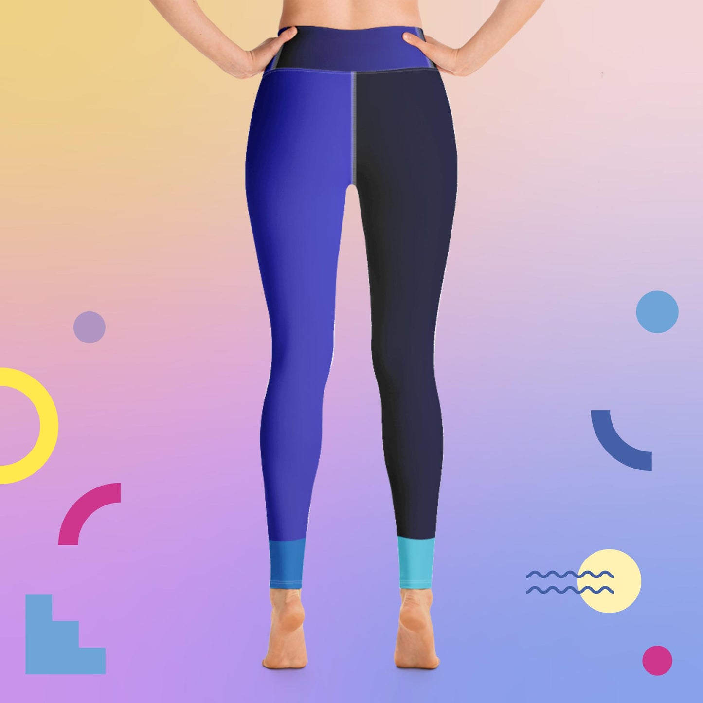 Gradient Colors Designs, Yoga Leggings