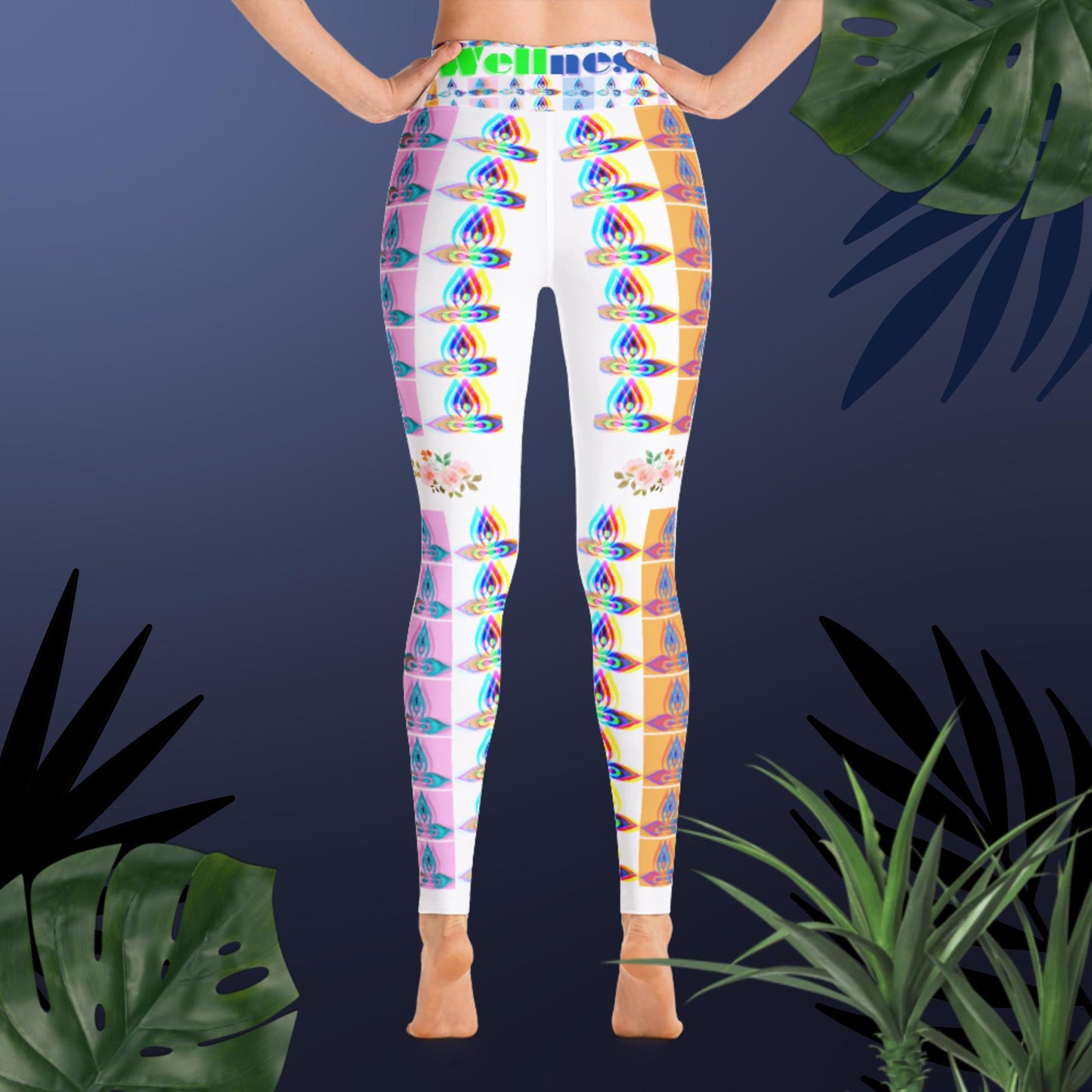 Wellness SPA Logo, Yoga Leggings