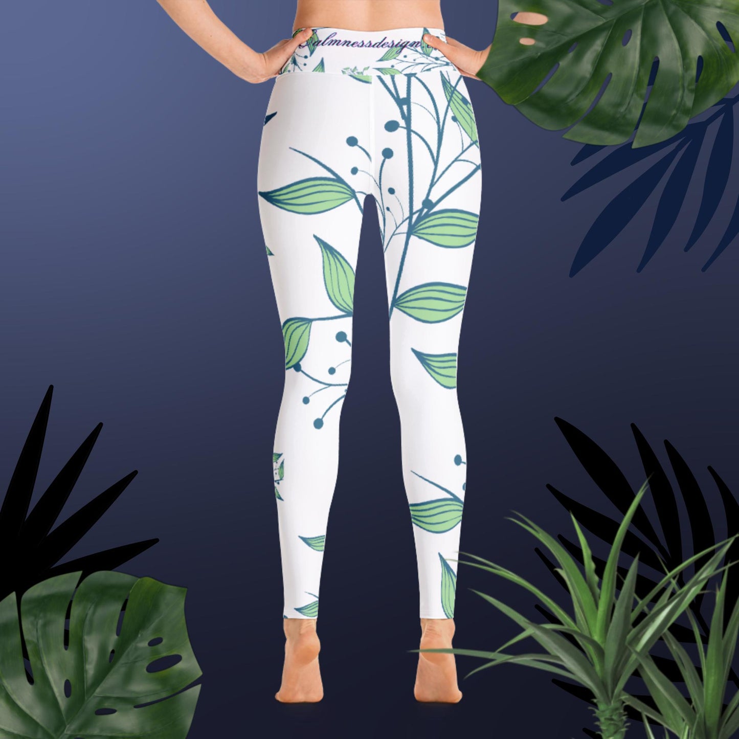 Nature Yoga Logo, Yoga Leggings
