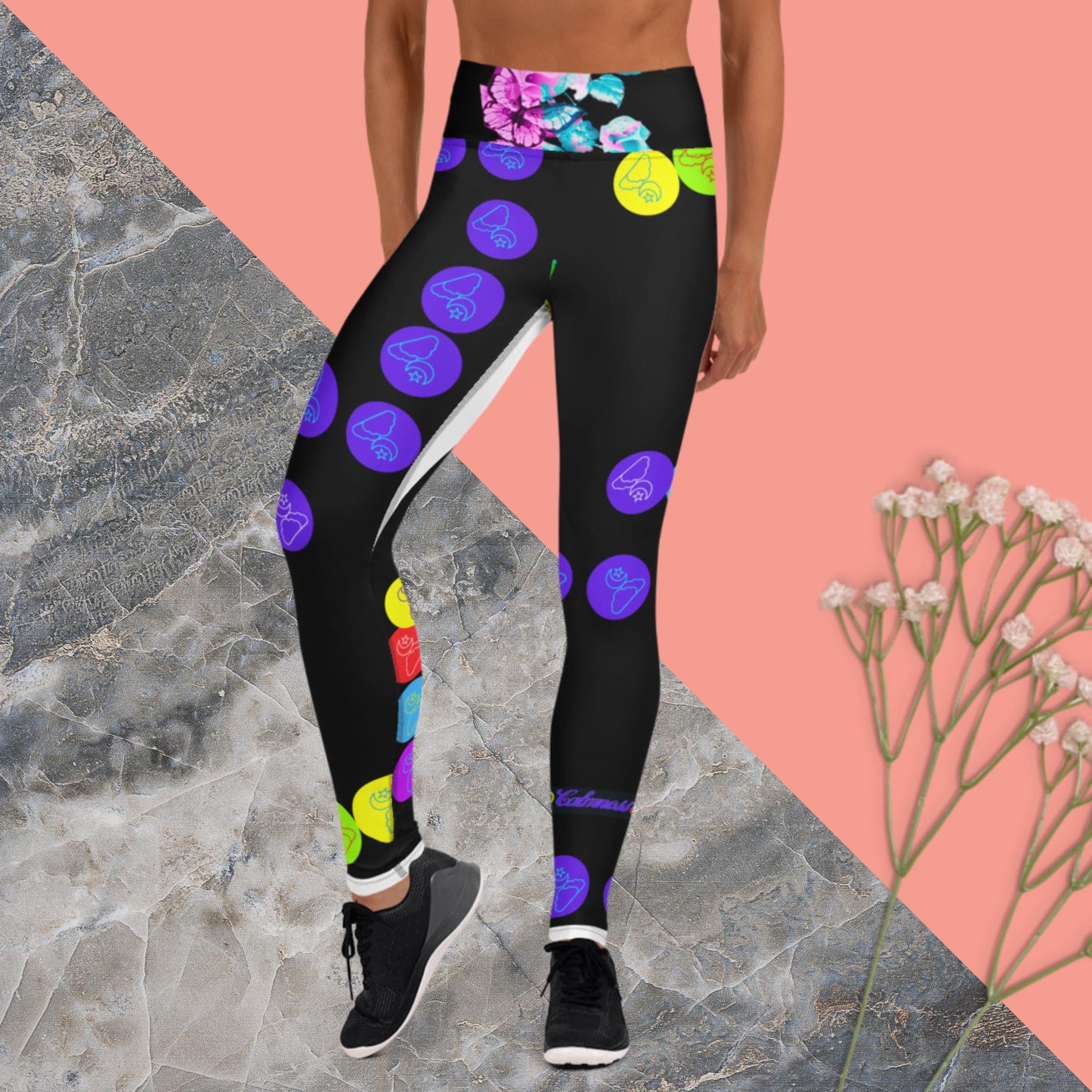 Calmness Designs, (C D), Yoga Leggings