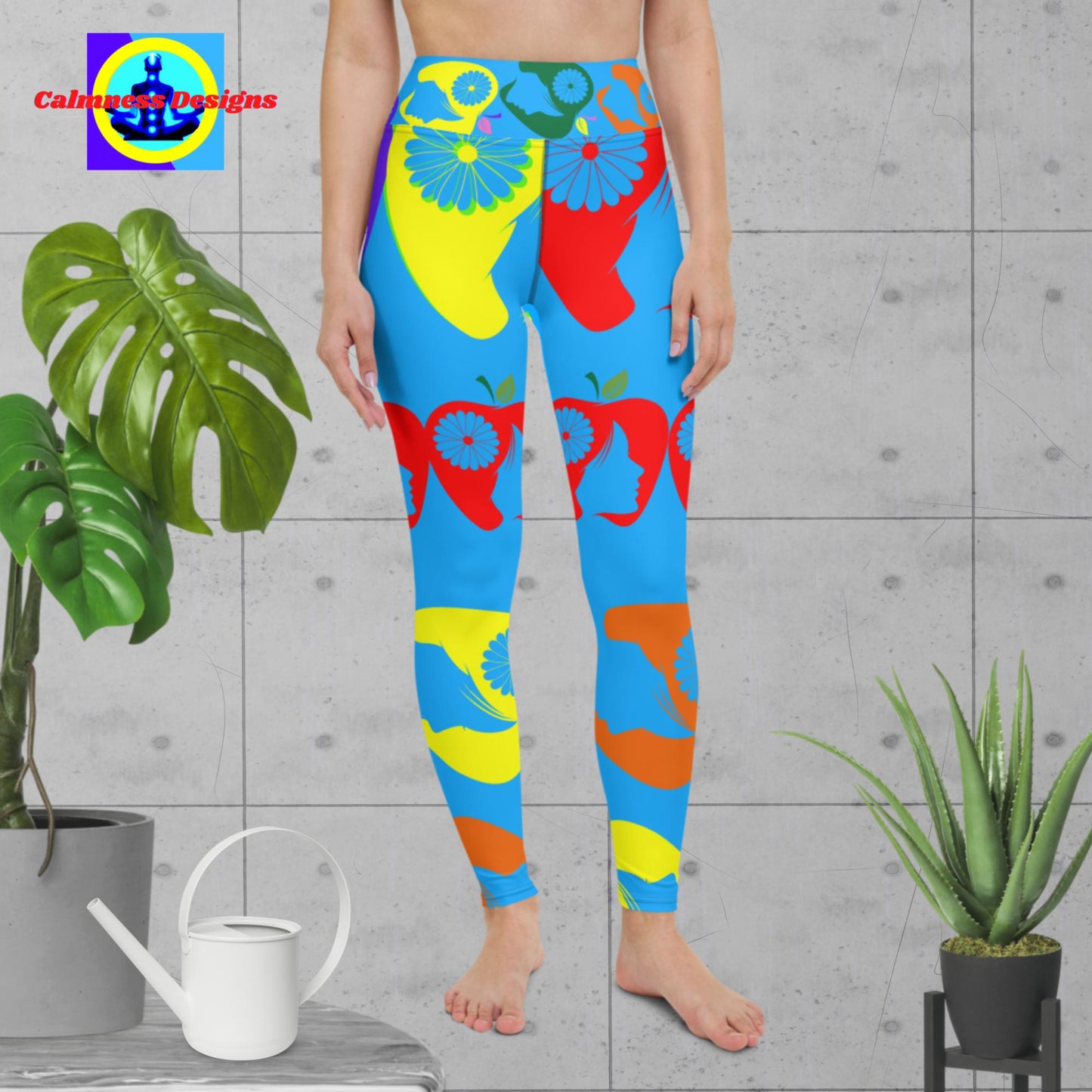 Calmness Designs Beauty Apples, Yoga Leggings