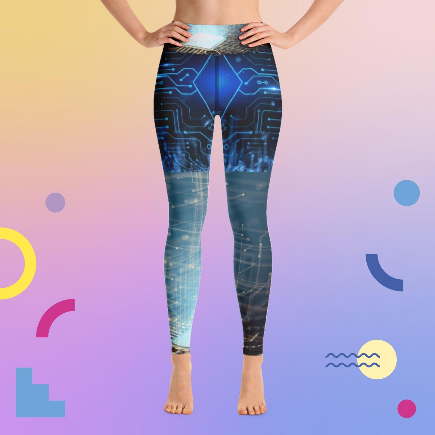 Neural Network Central Processing Unit, Yoga Leggings