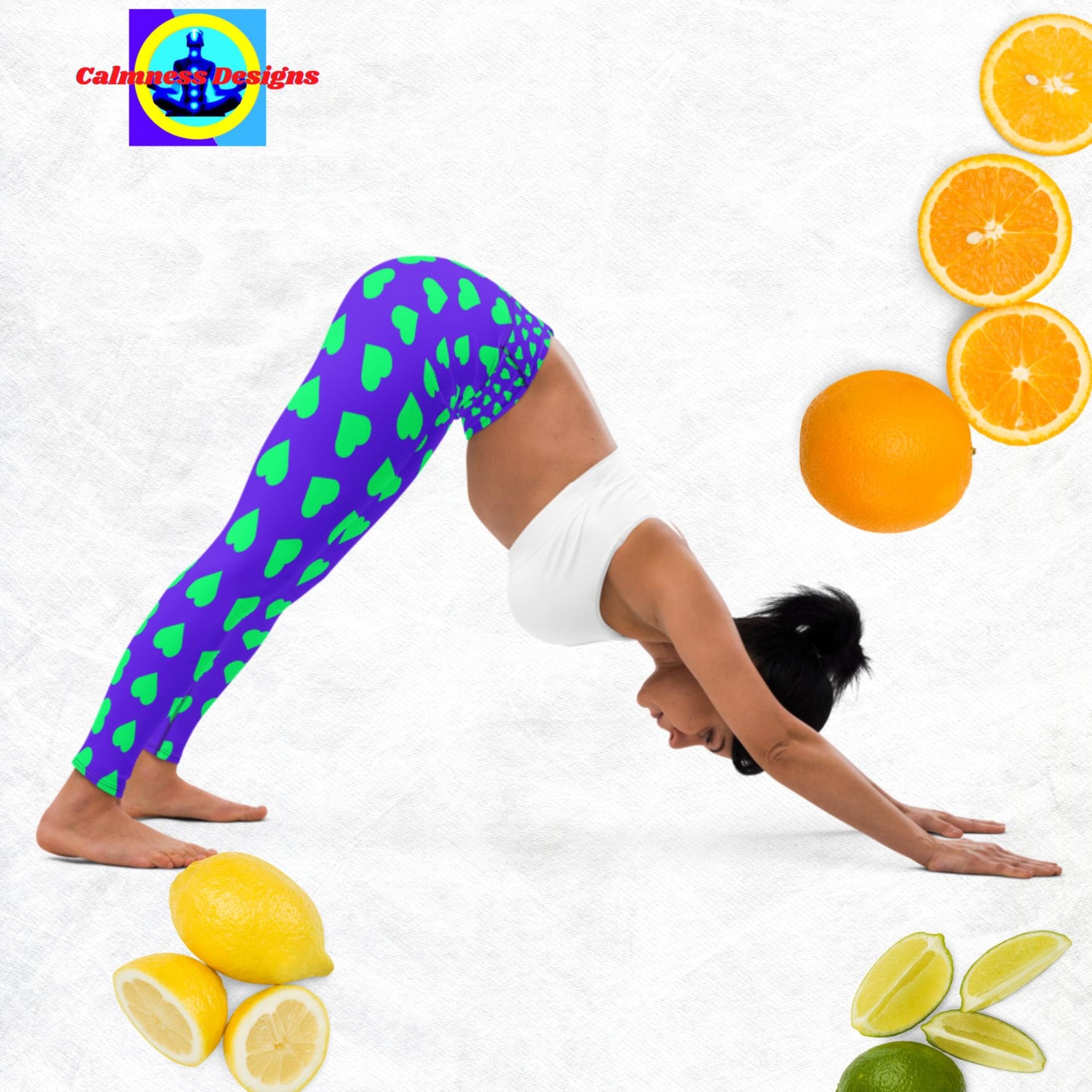 Hearts Of Love, Designer's Styles, Yoga Leggings