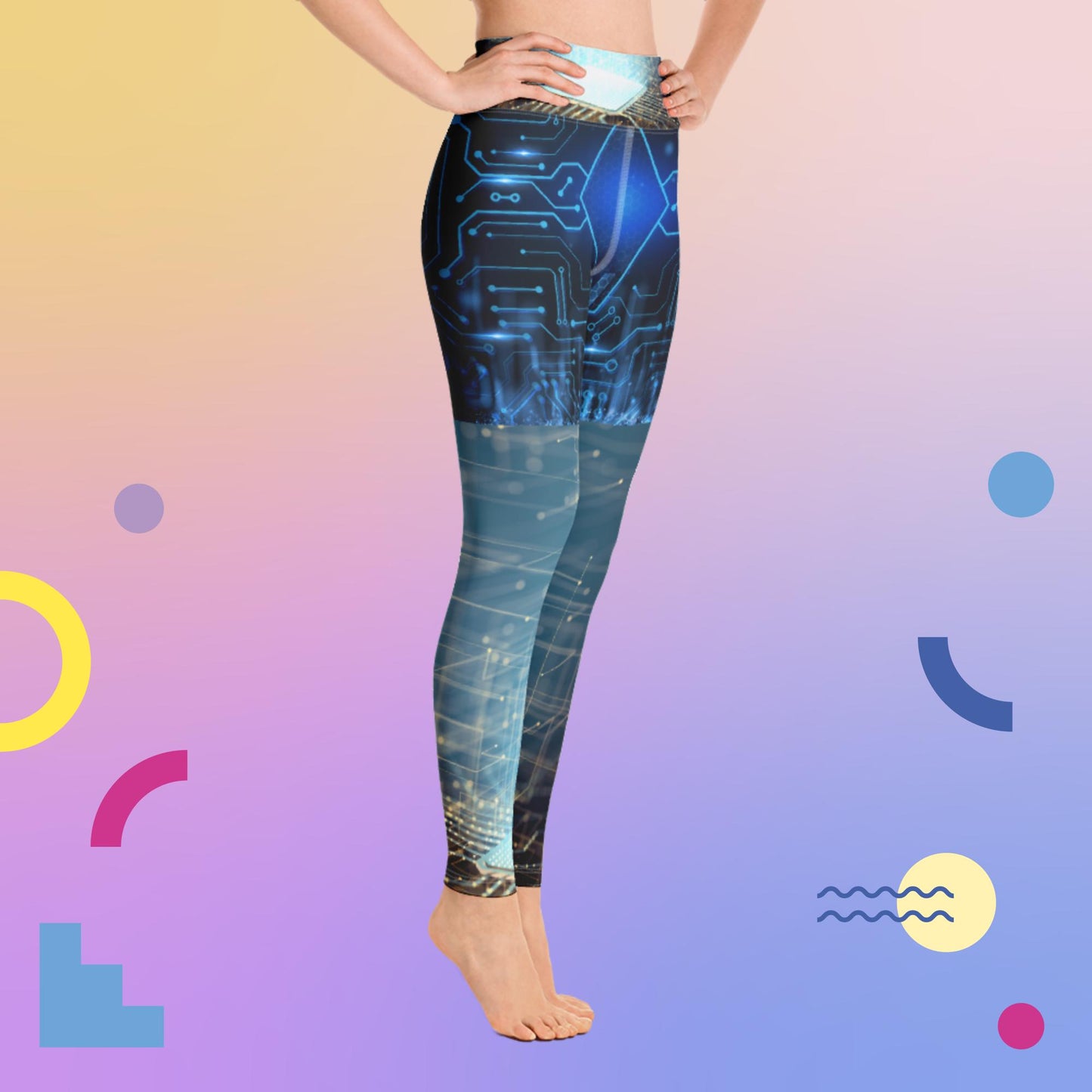 Neural Network Central Processing Unit, Yoga Leggings