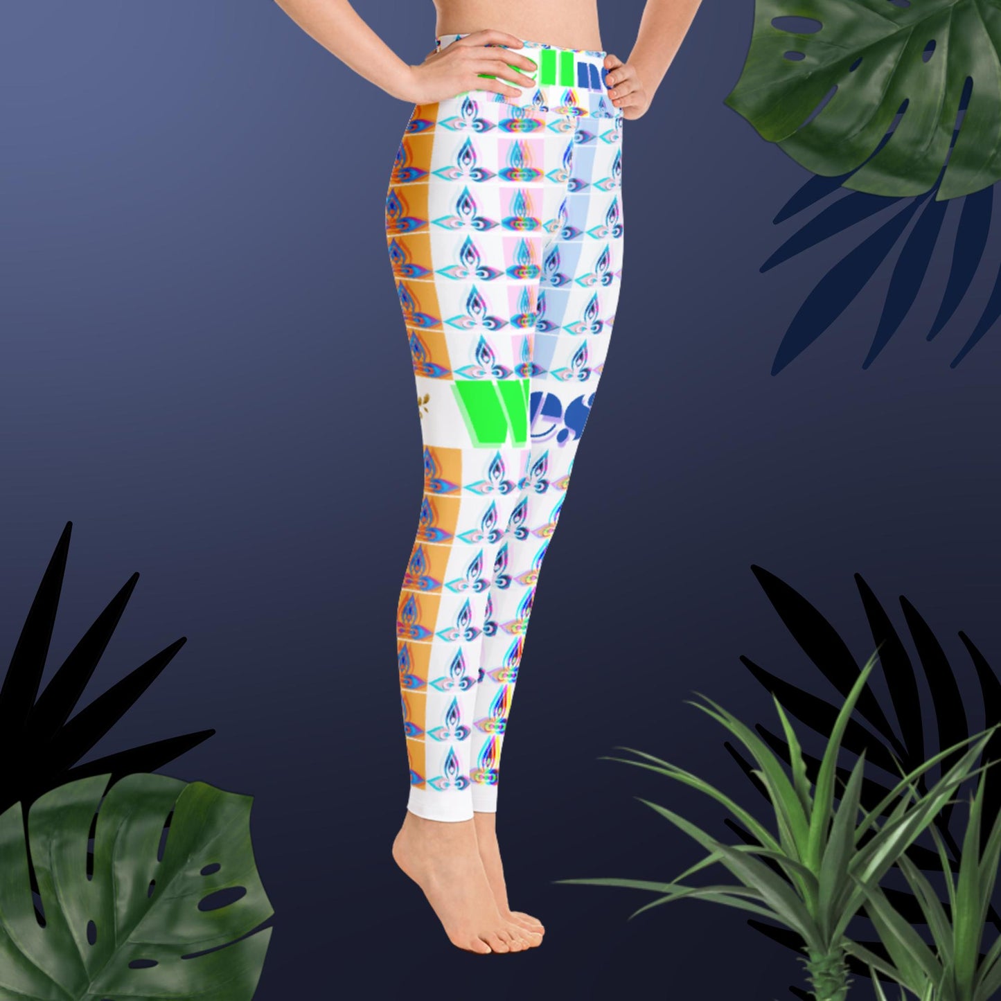 Wellness SPA Logo, Yoga Leggings