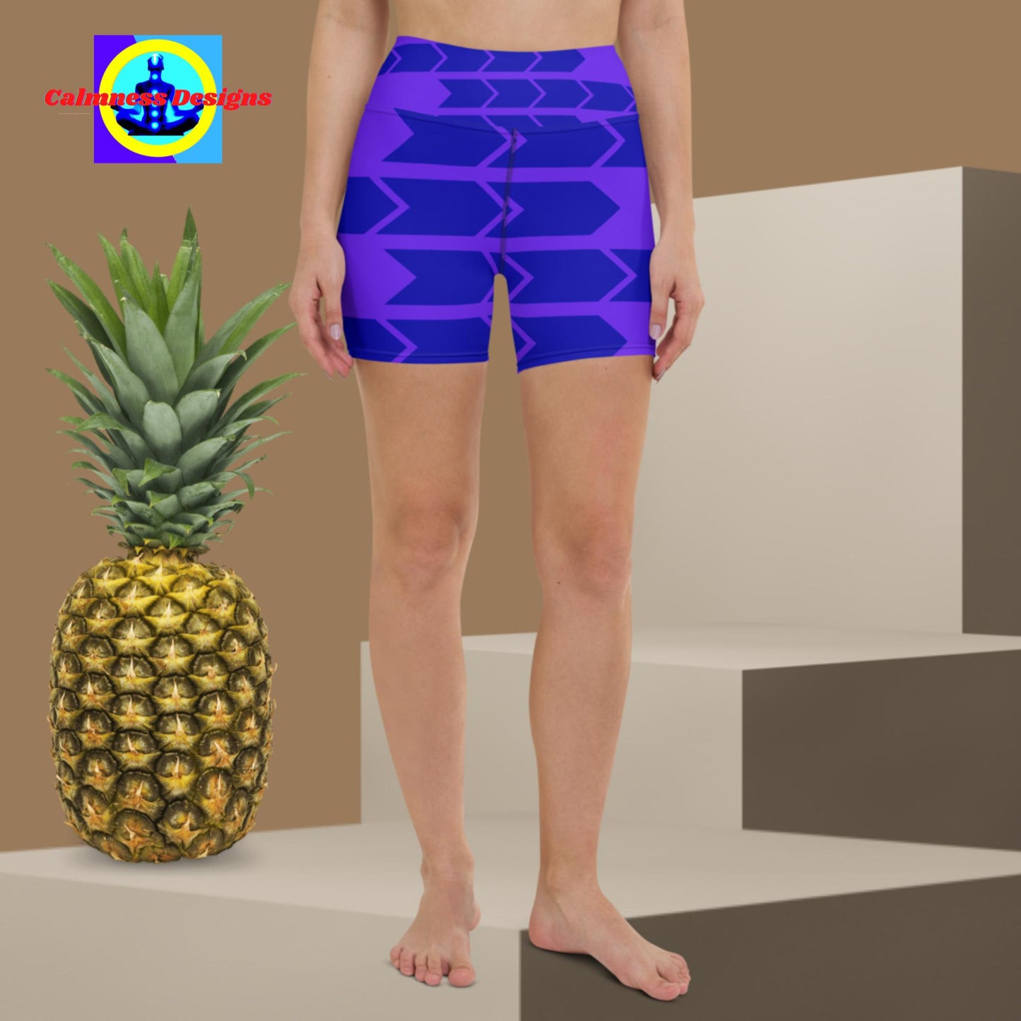 Calmness Designs, Designer's Styles, Shorts, Yoga Shorts