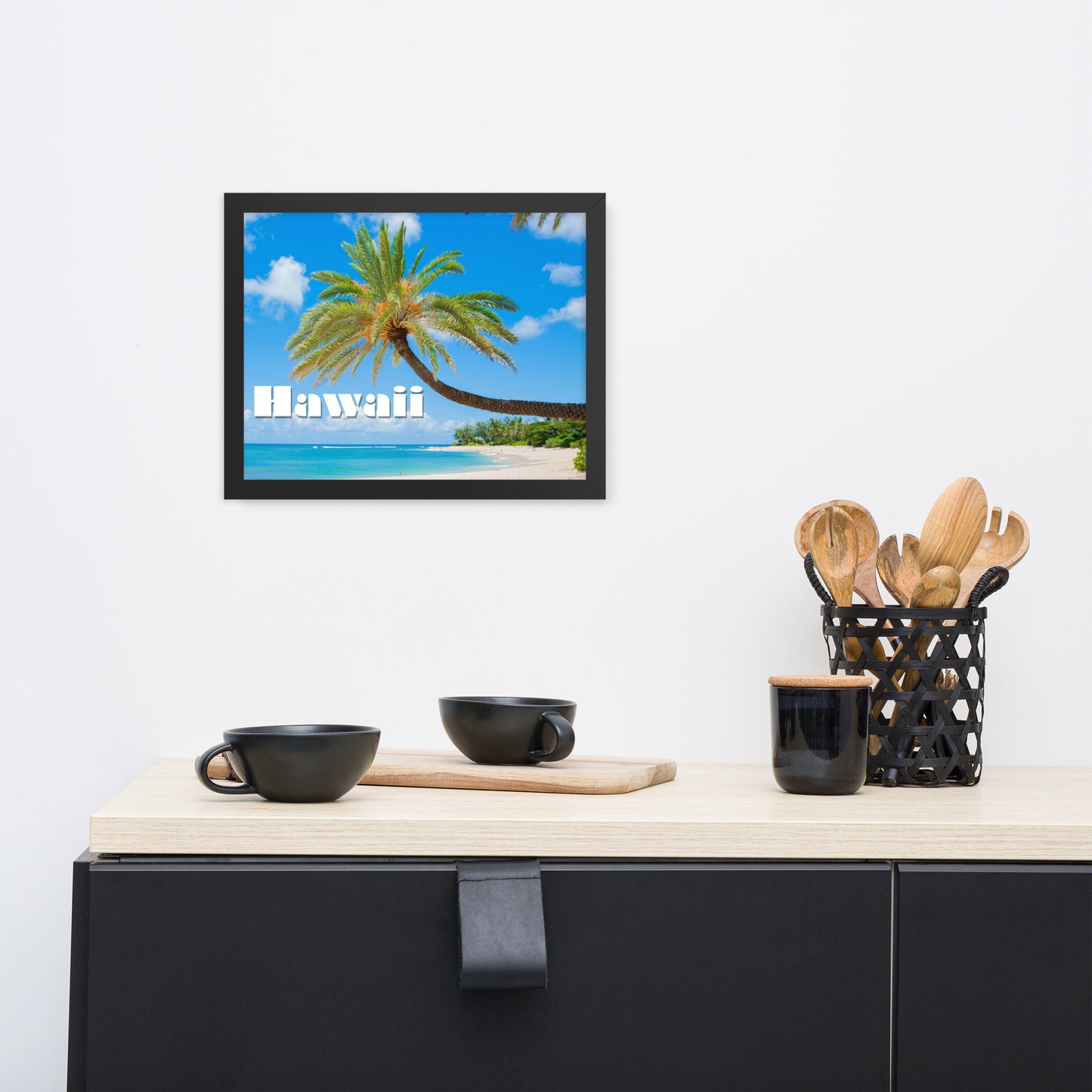 Sunset Beach, Hawaii, calmnessdesign.com, Framed poster