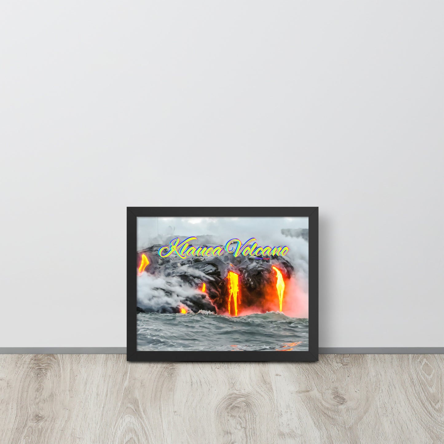 Klauea Volcano in Big Island Hawaii, Framed poster