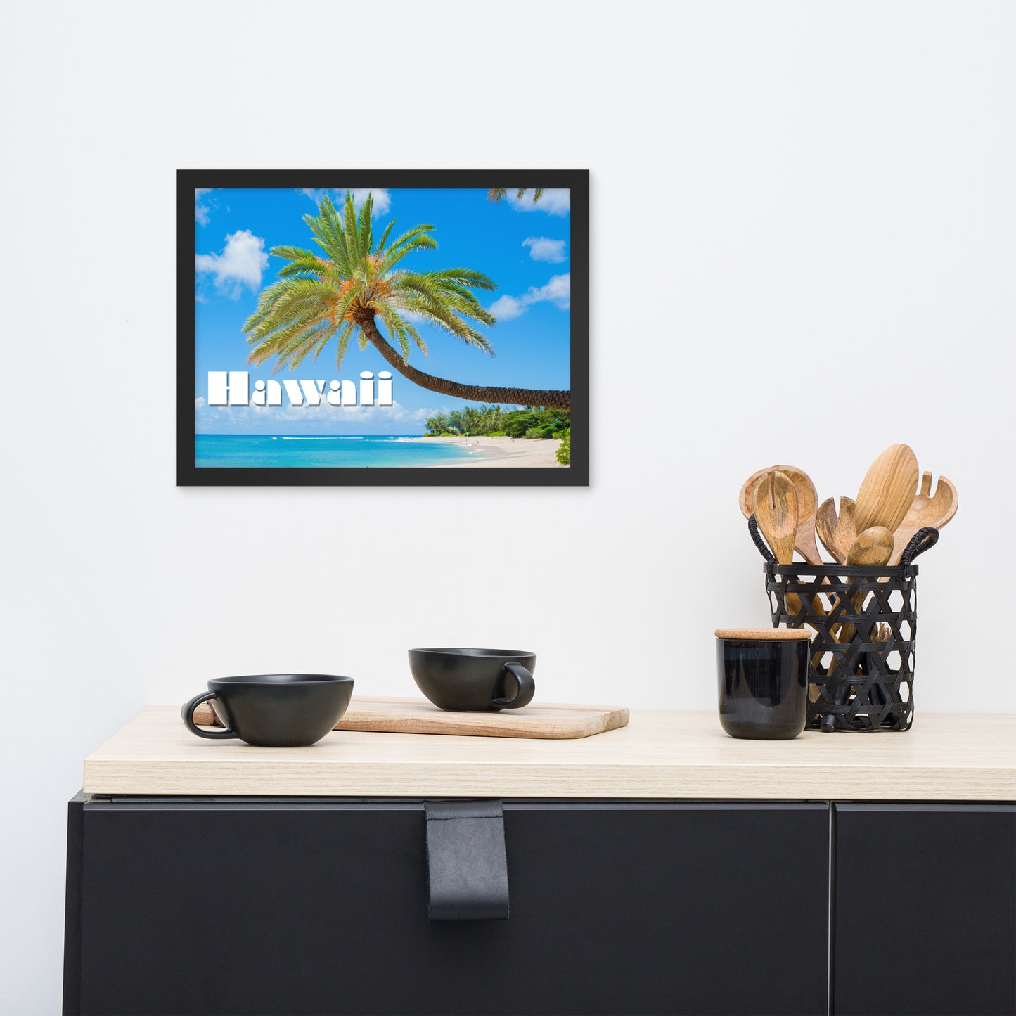 Sunset Beach, Hawaii, calmnessdesign.com, Framed poster