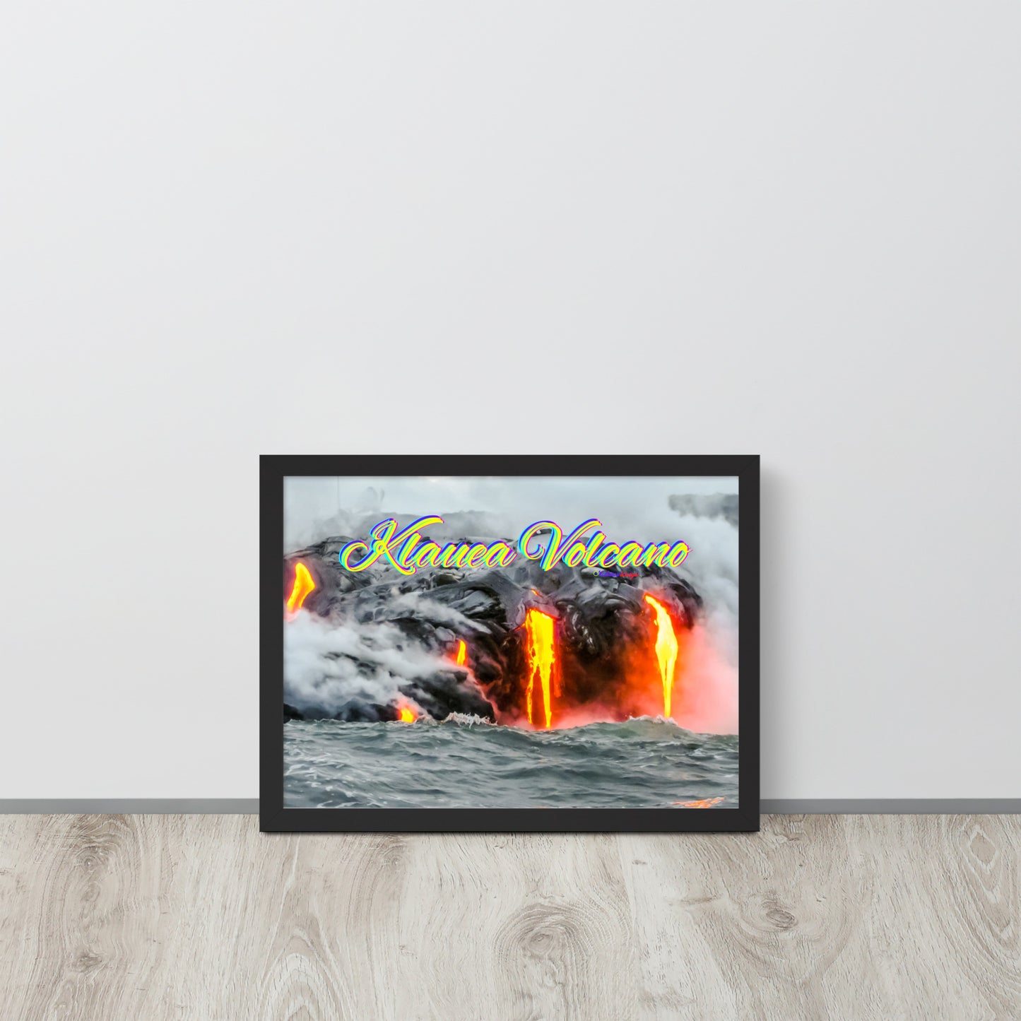 Klauea Volcano in Big Island Hawaii, Framed poster