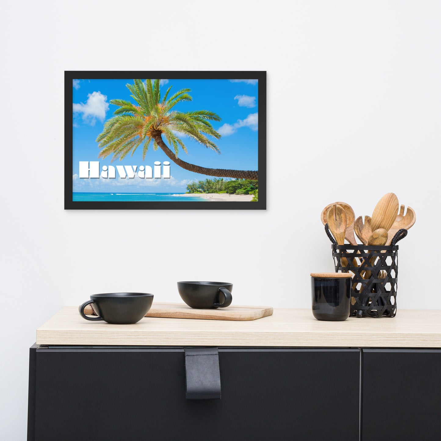Sunset Beach, Hawaii, calmnessdesign.com, Framed poster