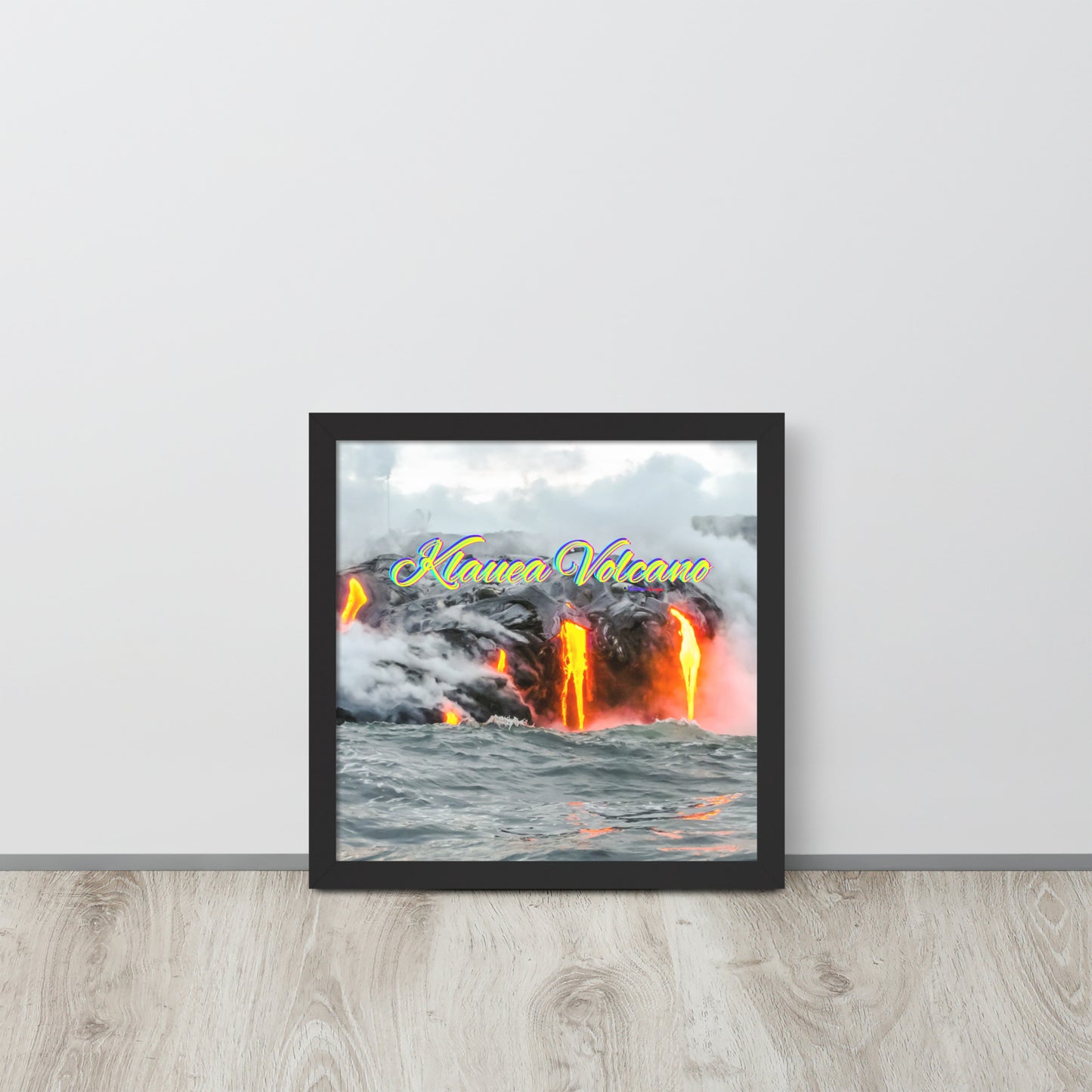 Klauea Volcano in Big Island Hawaii, Framed poster