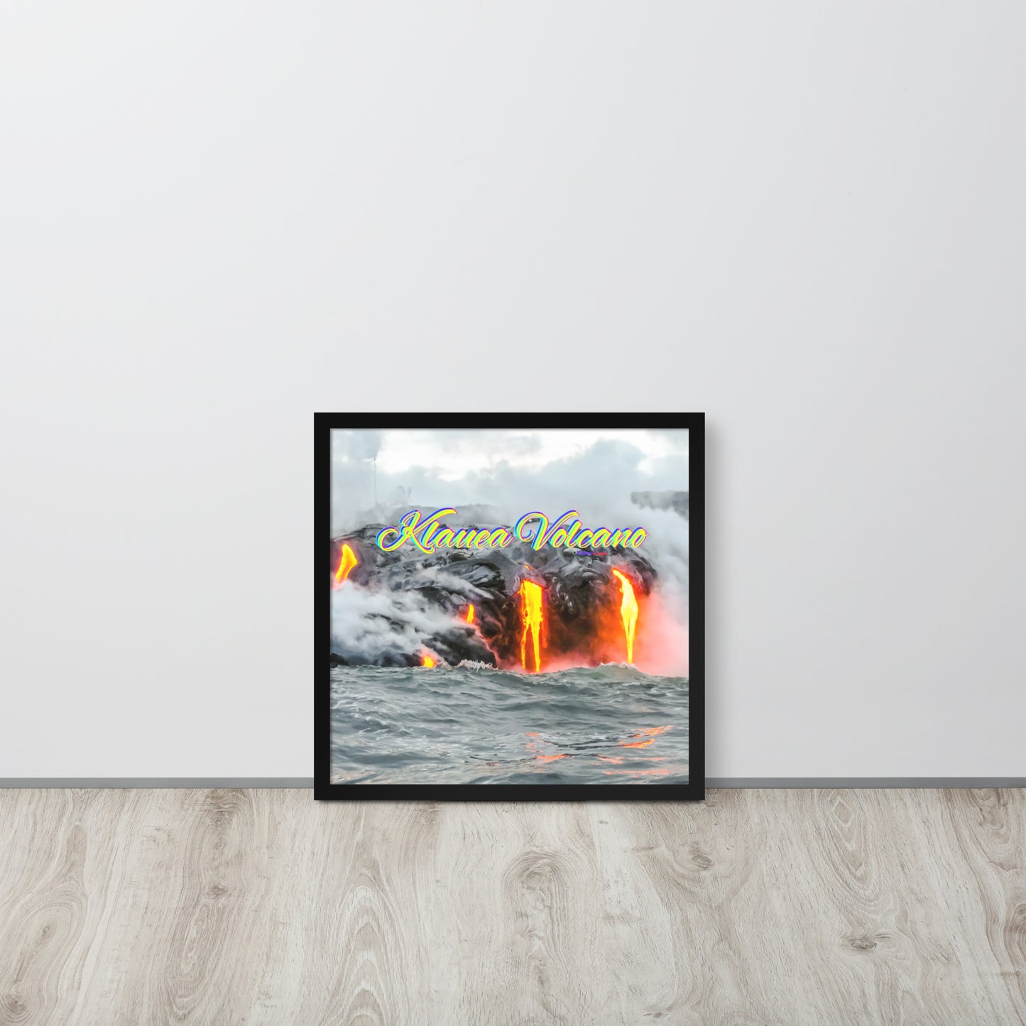 Klauea Volcano in Big Island Hawaii, Framed poster