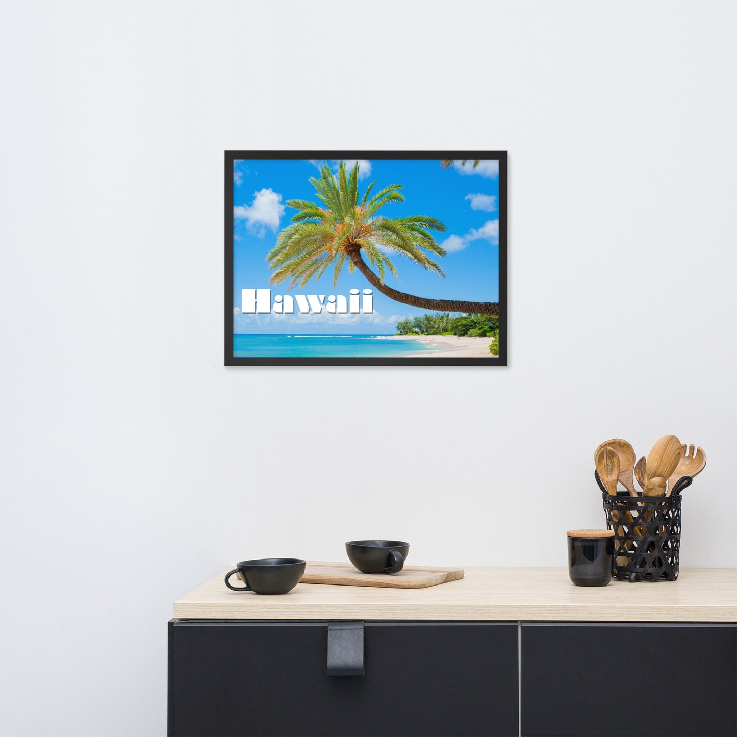 Sunset Beach, Hawaii, calmnessdesign.com, Framed poster