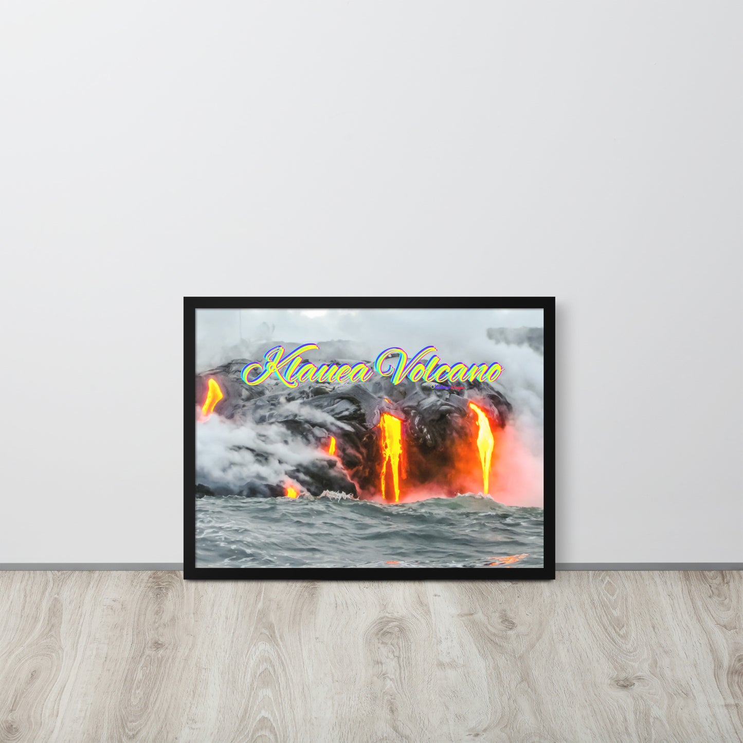 Klauea Volcano in Big Island Hawaii, Framed poster