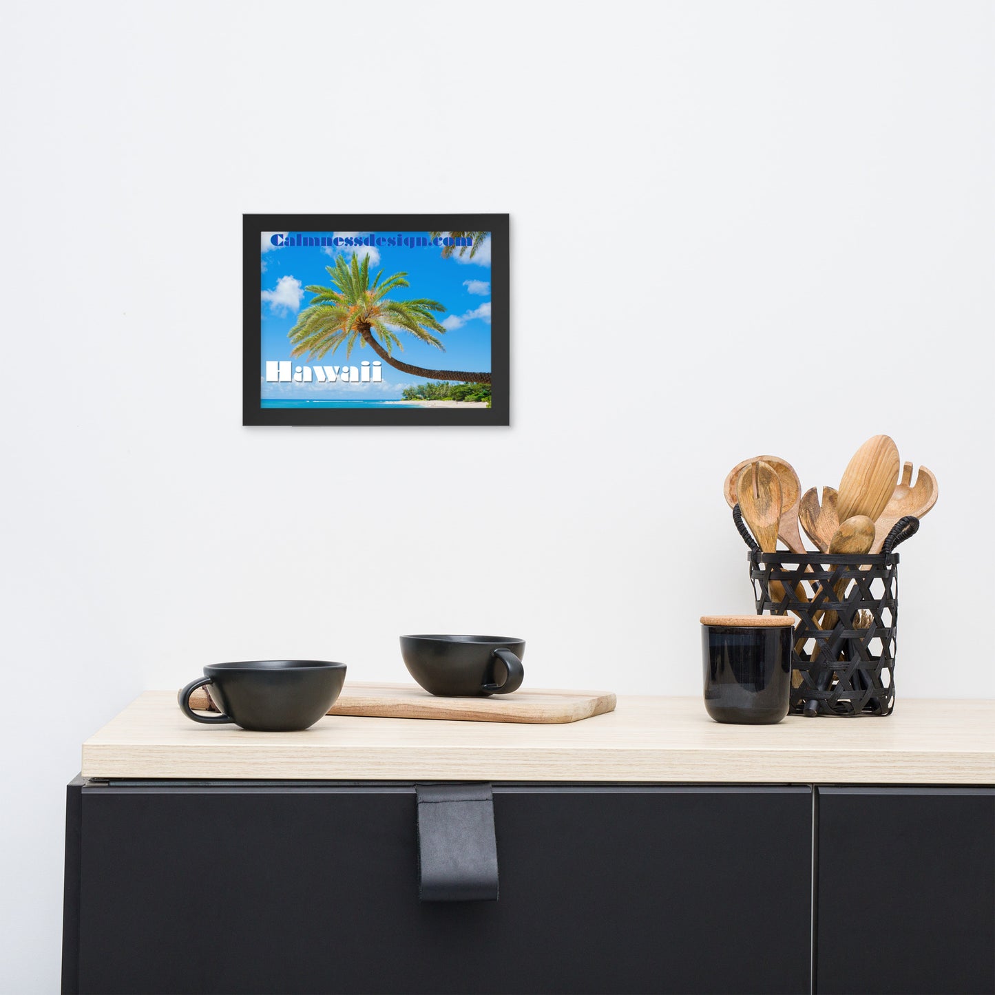 Sunset Beach, Hawaii, calmnessdesign.com, Framed poster