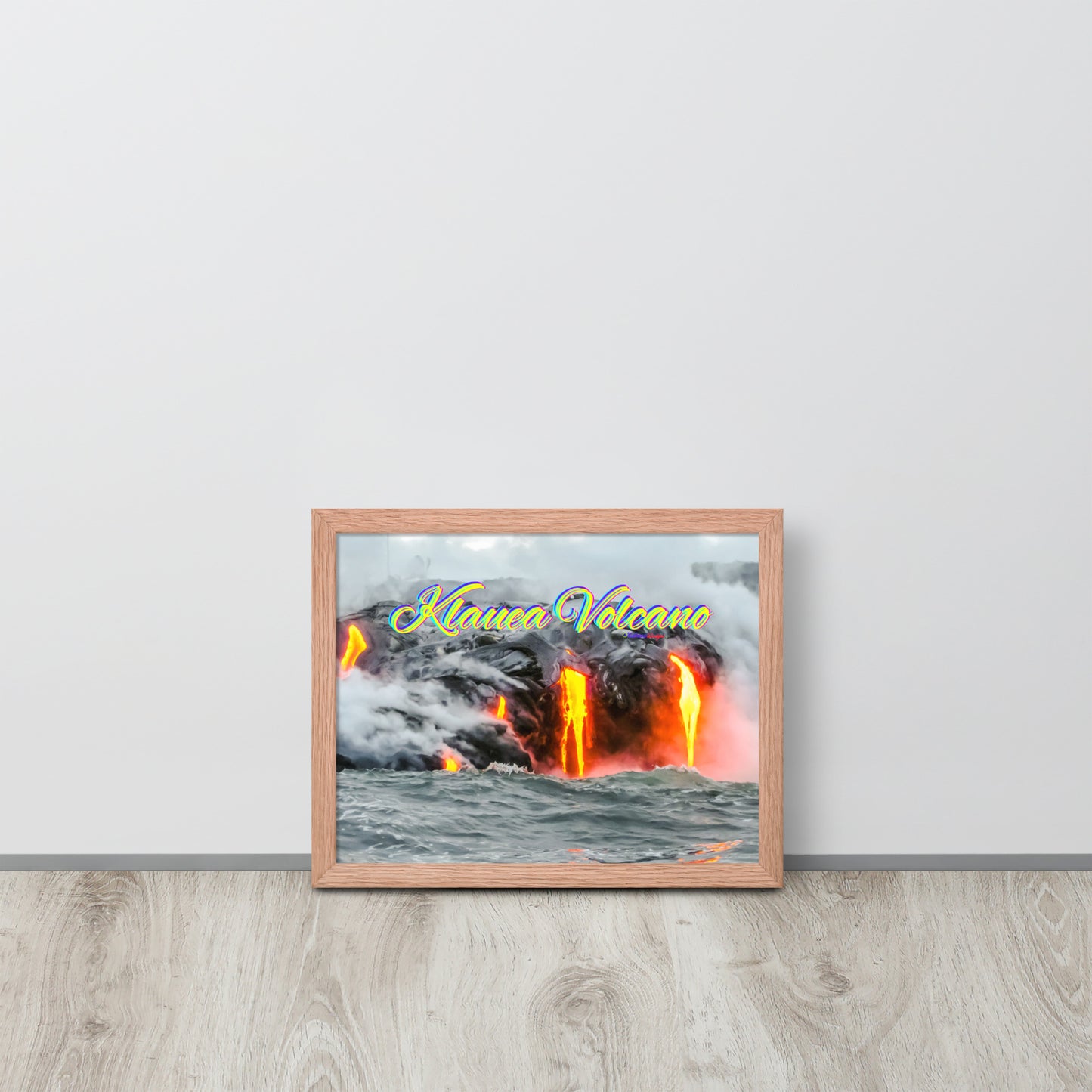 Klauea Volcano in Big Island Hawaii, Framed poster