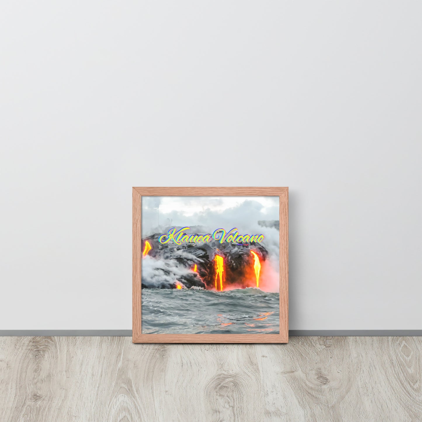 Klauea Volcano in Big Island Hawaii, Framed poster