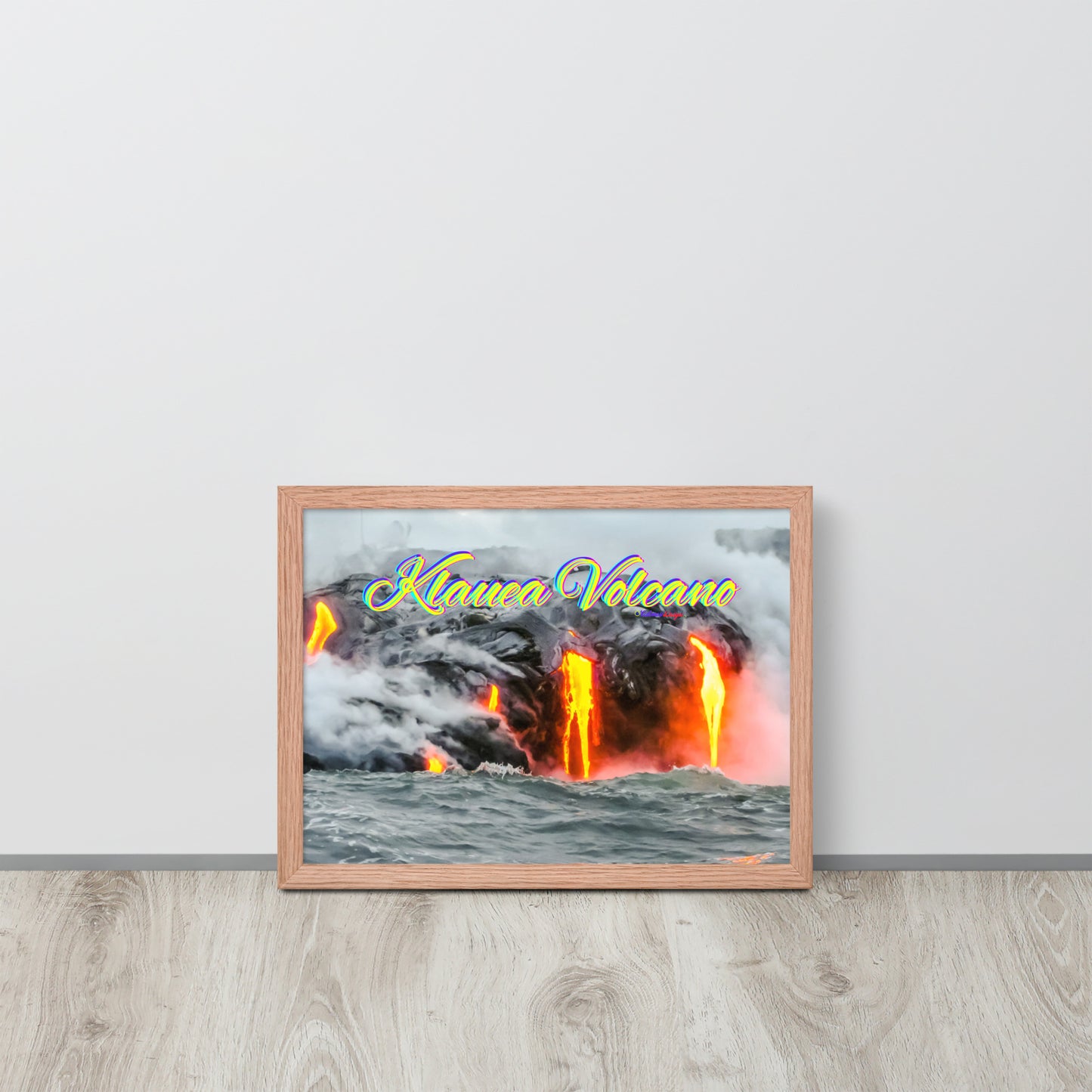 Klauea Volcano in Big Island Hawaii, Framed poster