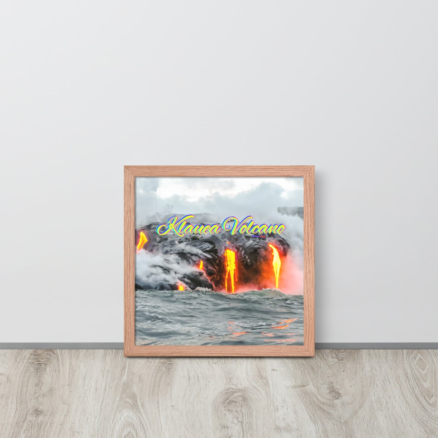 Klauea Volcano in Big Island Hawaii, Framed poster