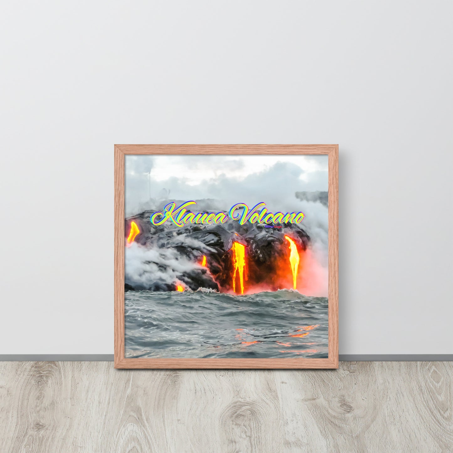 Klauea Volcano in Big Island Hawaii, Framed poster