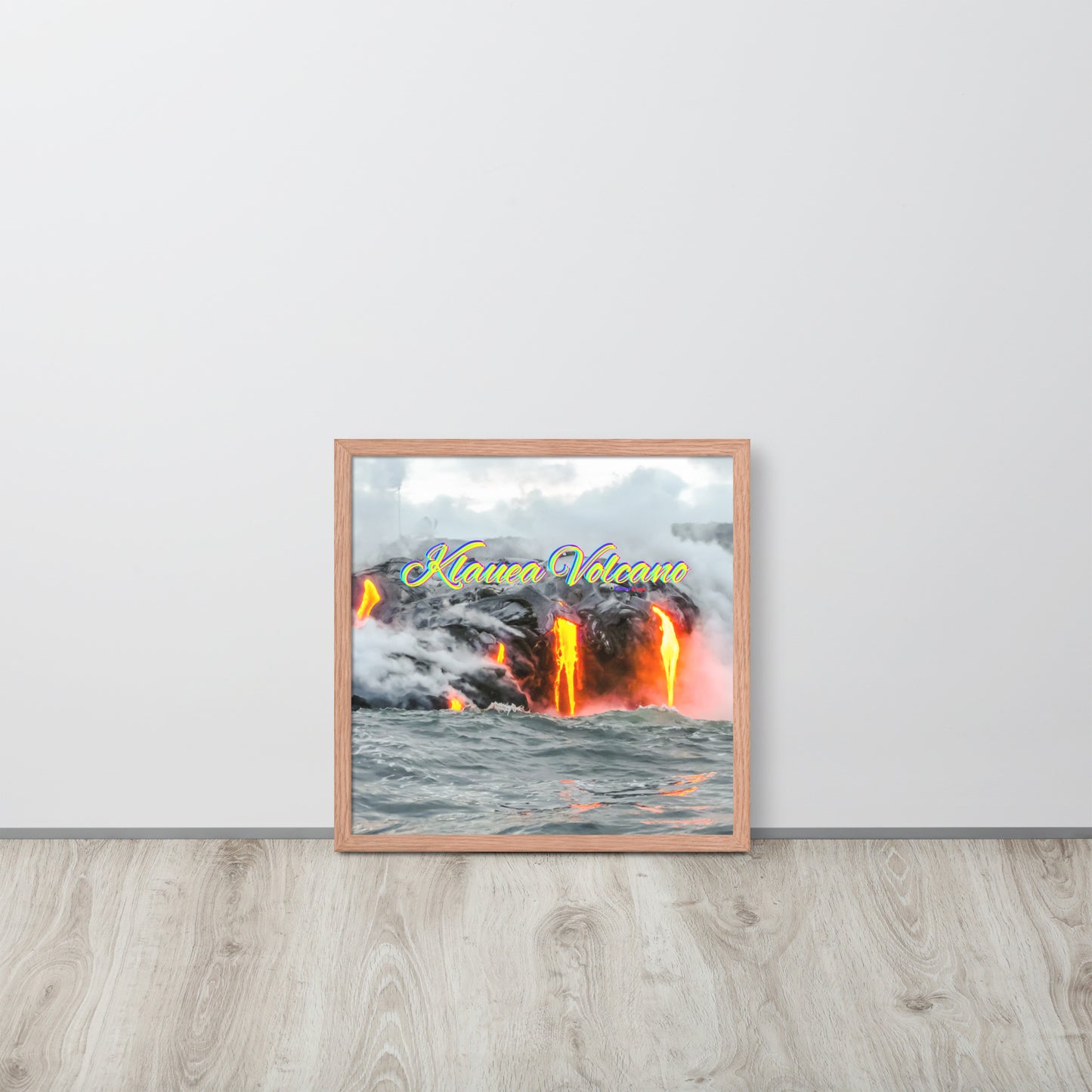 Klauea Volcano in Big Island Hawaii, Framed poster