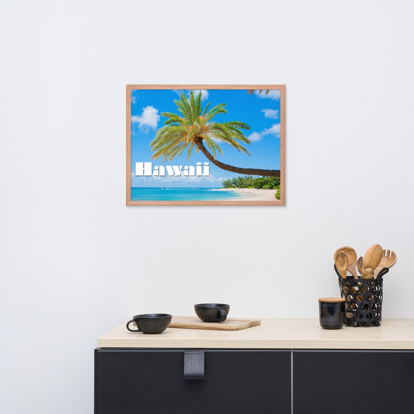 Sunset Beach, Hawaii, calmnessdesign.com, Framed poster