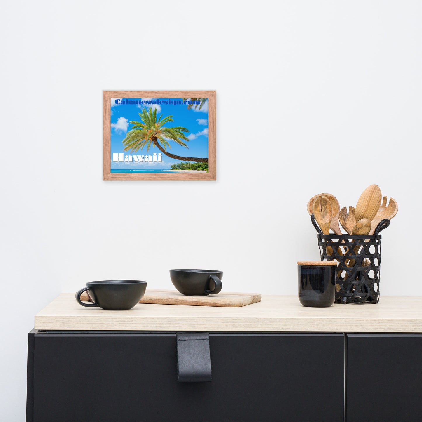 Sunset Beach, Hawaii, calmnessdesign.com, Framed poster