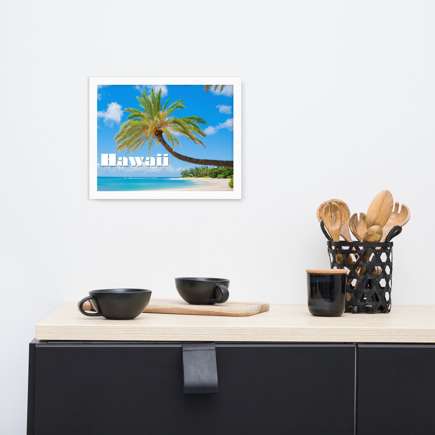 Sunset Beach, Hawaii, calmnessdesign.com, Framed poster
