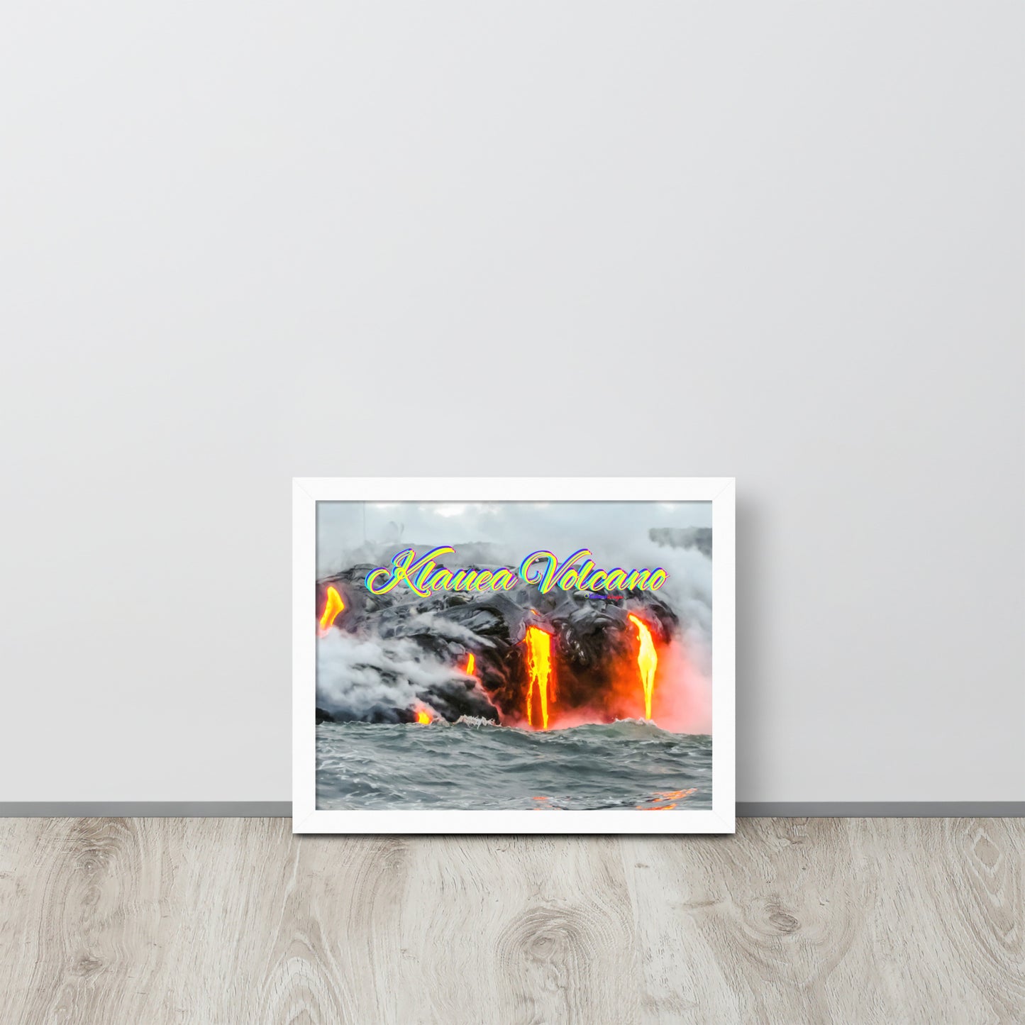 Klauea Volcano in Big Island Hawaii, Framed poster