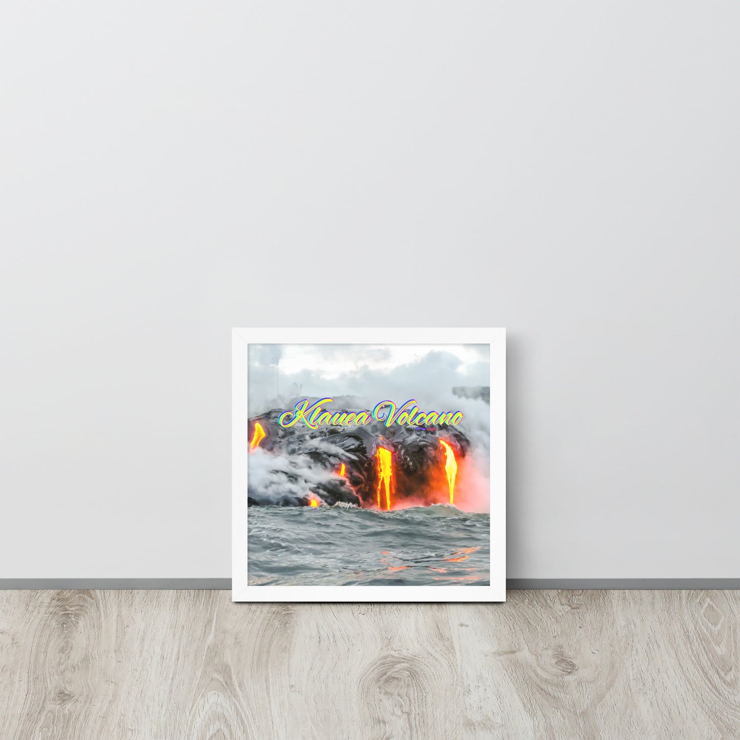 Klauea Volcano in Big Island Hawaii, Framed poster